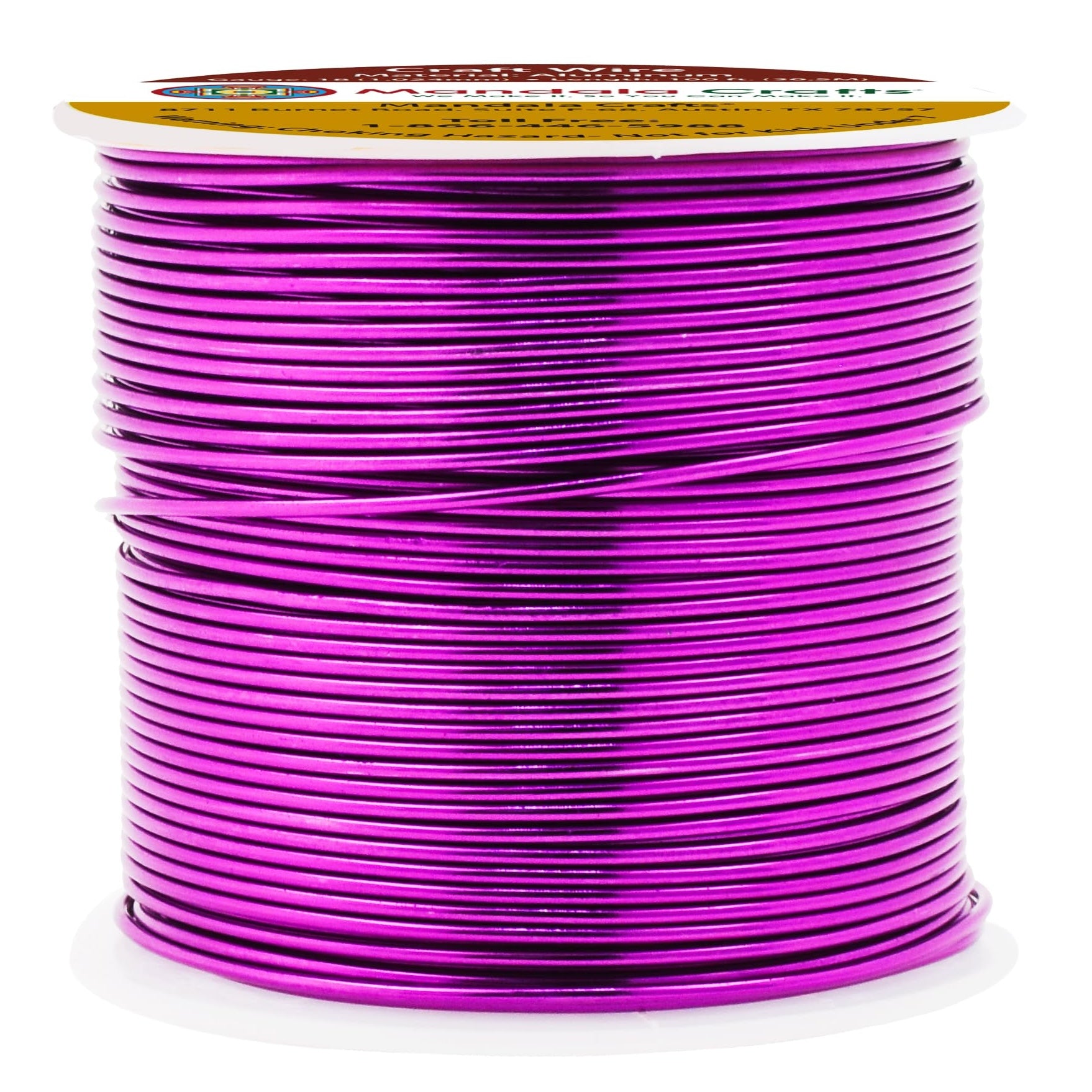 18 Gauge Anodized Aluminum Craft Wire for Jewelry Making - Bendable Flexible Crafting Wire 18 Gauge Wire Colored for Bonsai - Armature Wire for Sculpting - 100 feet