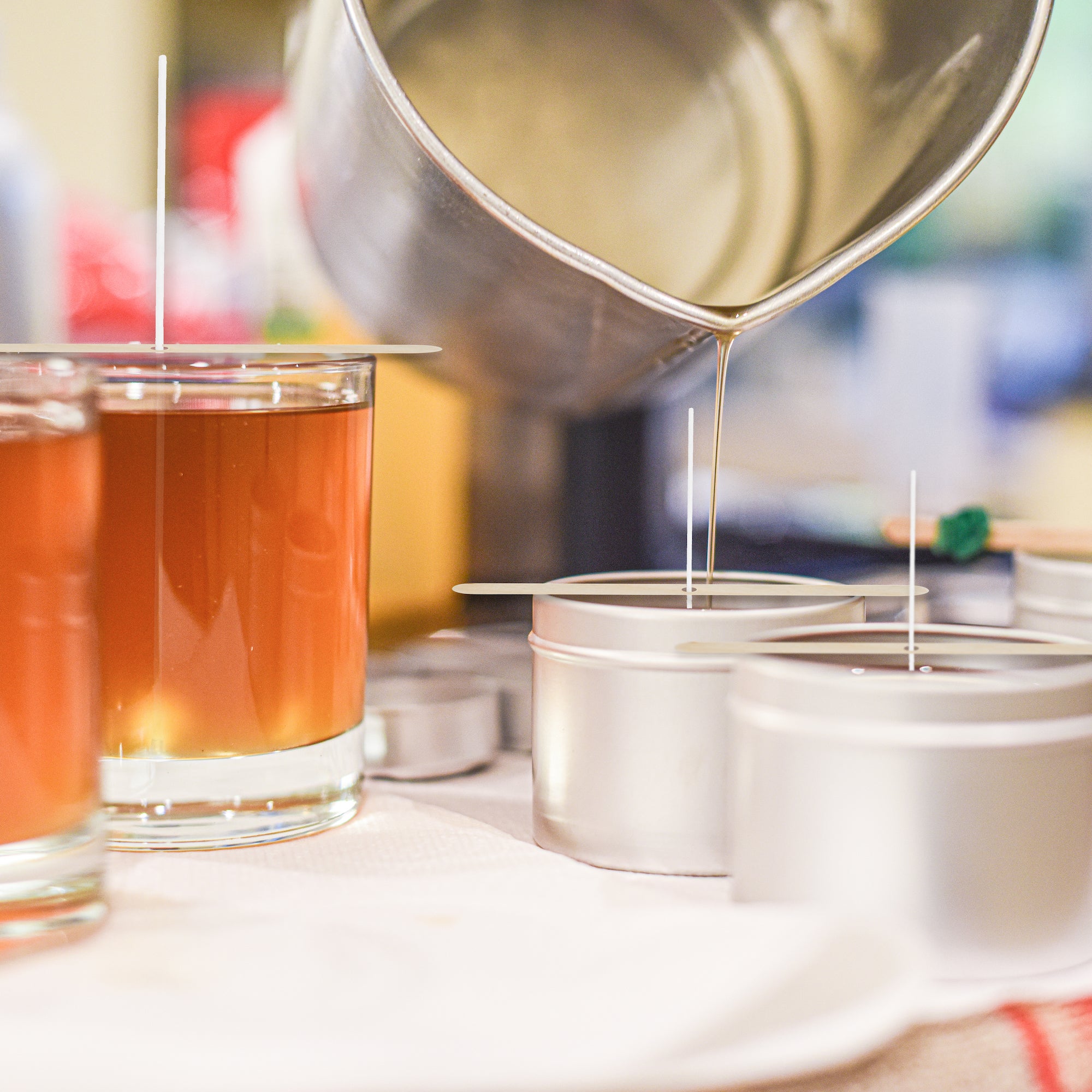 Mandala Crafts 100 Candle Wicks for Candle Making - Candle Wick Candle Making Kit 60 Candle Wick Stickers - Pretabbed Candle Wicks for Candlemaking Soy Wax 10 Wick Holders