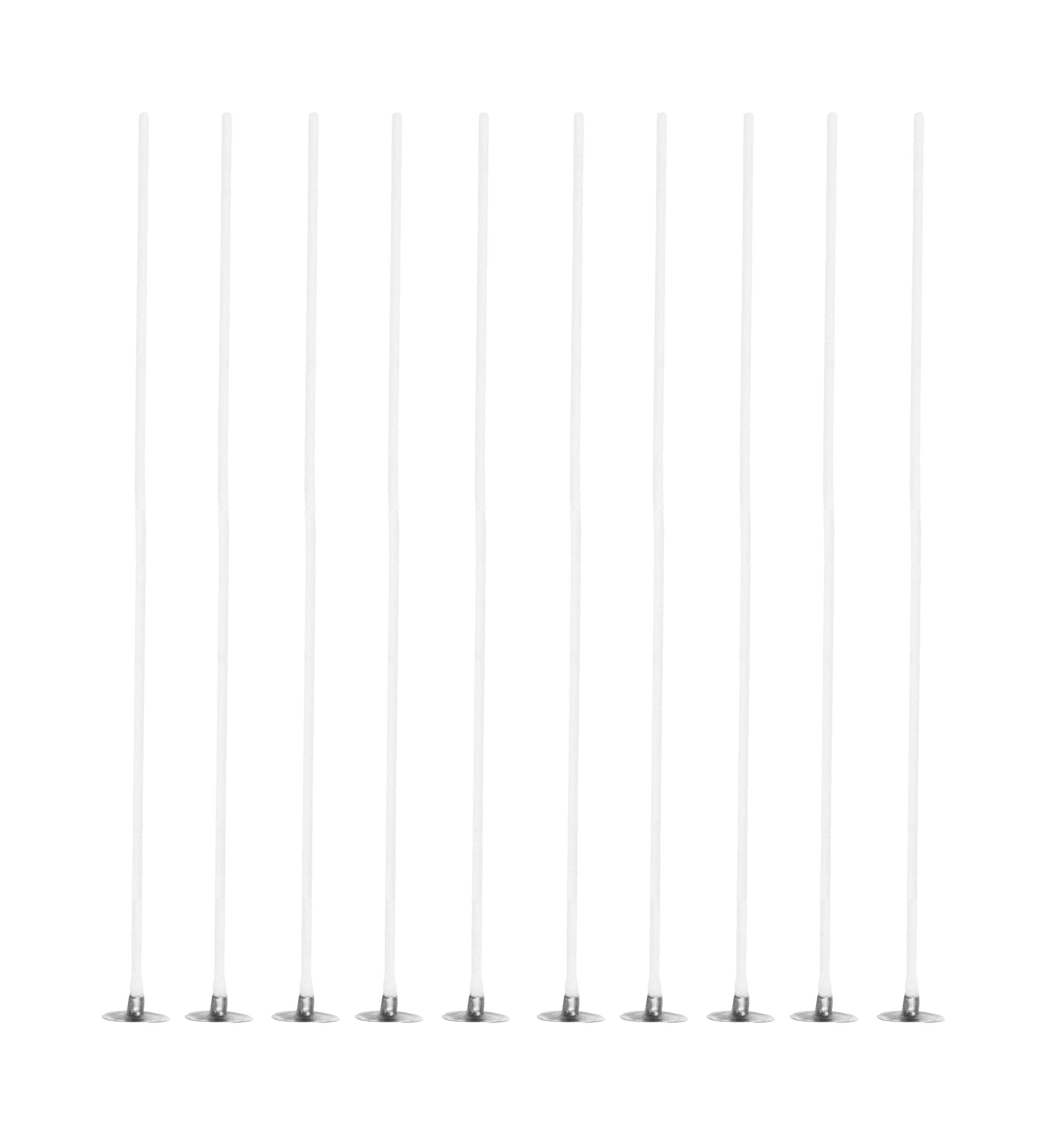 Mandala Crafts 100 Candle Wicks for Candle Making - Candle Wick Candle Making Kit 60 Candle Wick Stickers - Pretabbed Candle Wicks for Candlemaking Soy Wax 10 Wick Holders