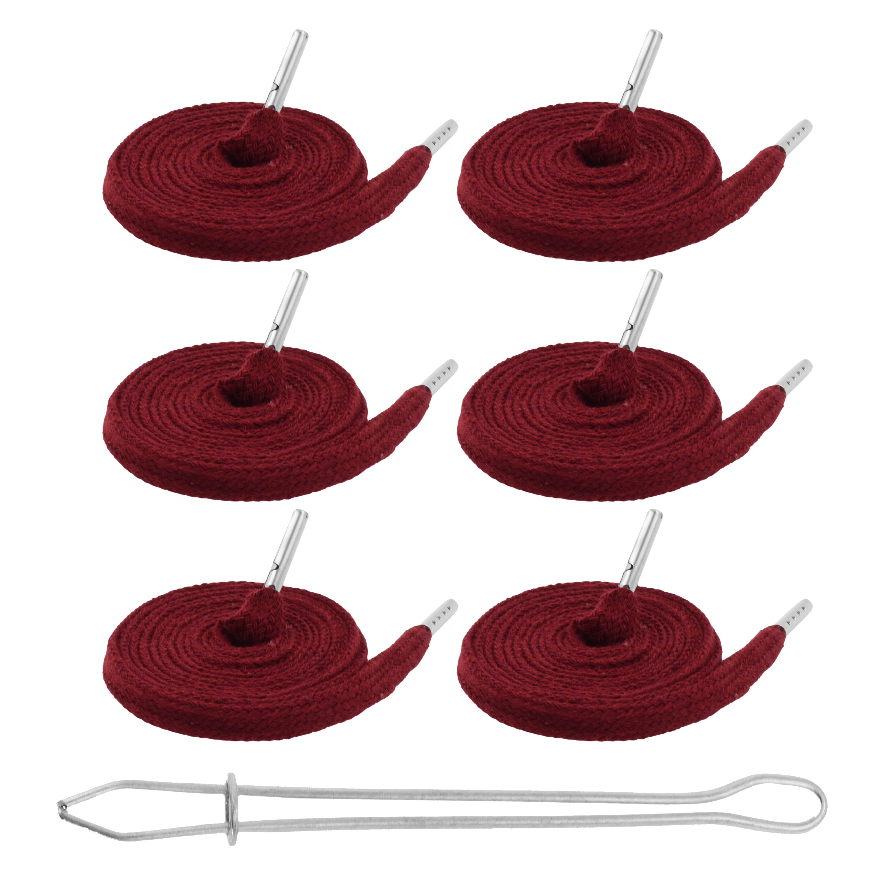 Drawstring Cord Drawstring Replacement, 6 PCs 55 Inch Drawcord Replacement Drawstring Threader, Draw Cord Hoodie String Replacement