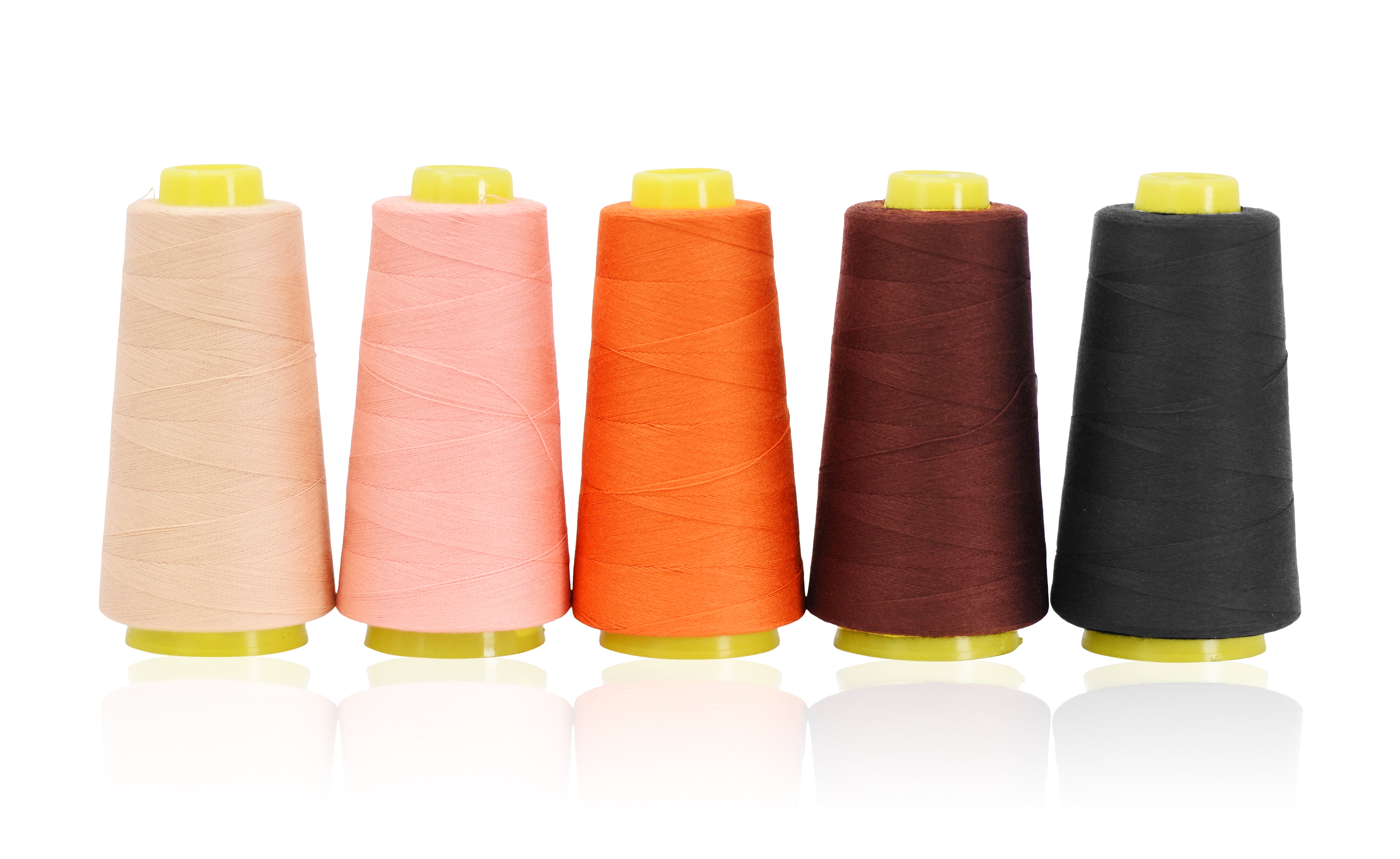 Mandala Crafts Mercerized Cotton Thread for Sewing Machine Hand Sewing - 50WT Cotton Cone Sewing Thread - 50S/2 Machine Quilting Thread Cotton Embroidery Thread