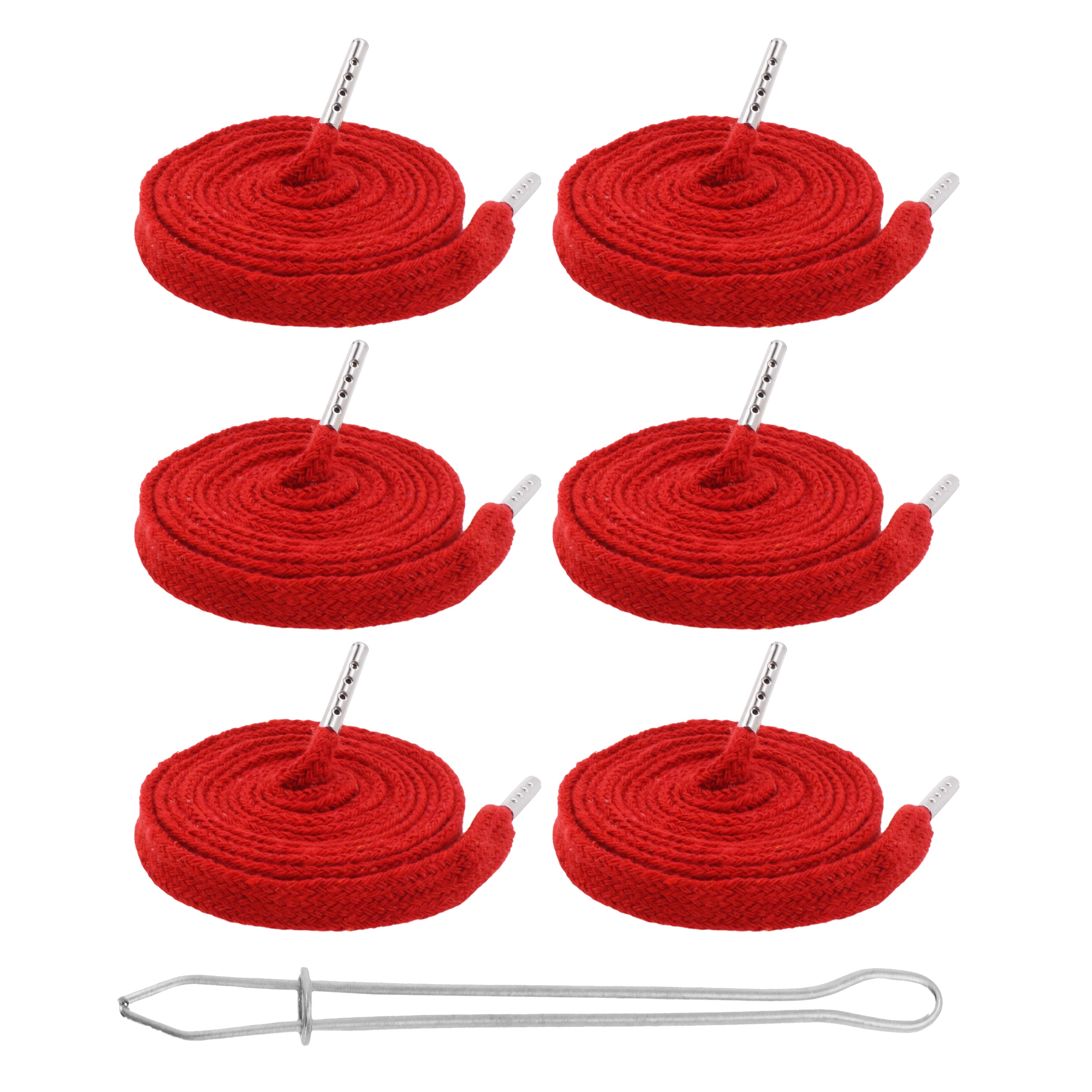 Drawstring Cord Drawstring Replacement, 6 PCs 55 Inch Drawcord Replacement Drawstring Threader, Draw Cord Hoodie String Replacement
