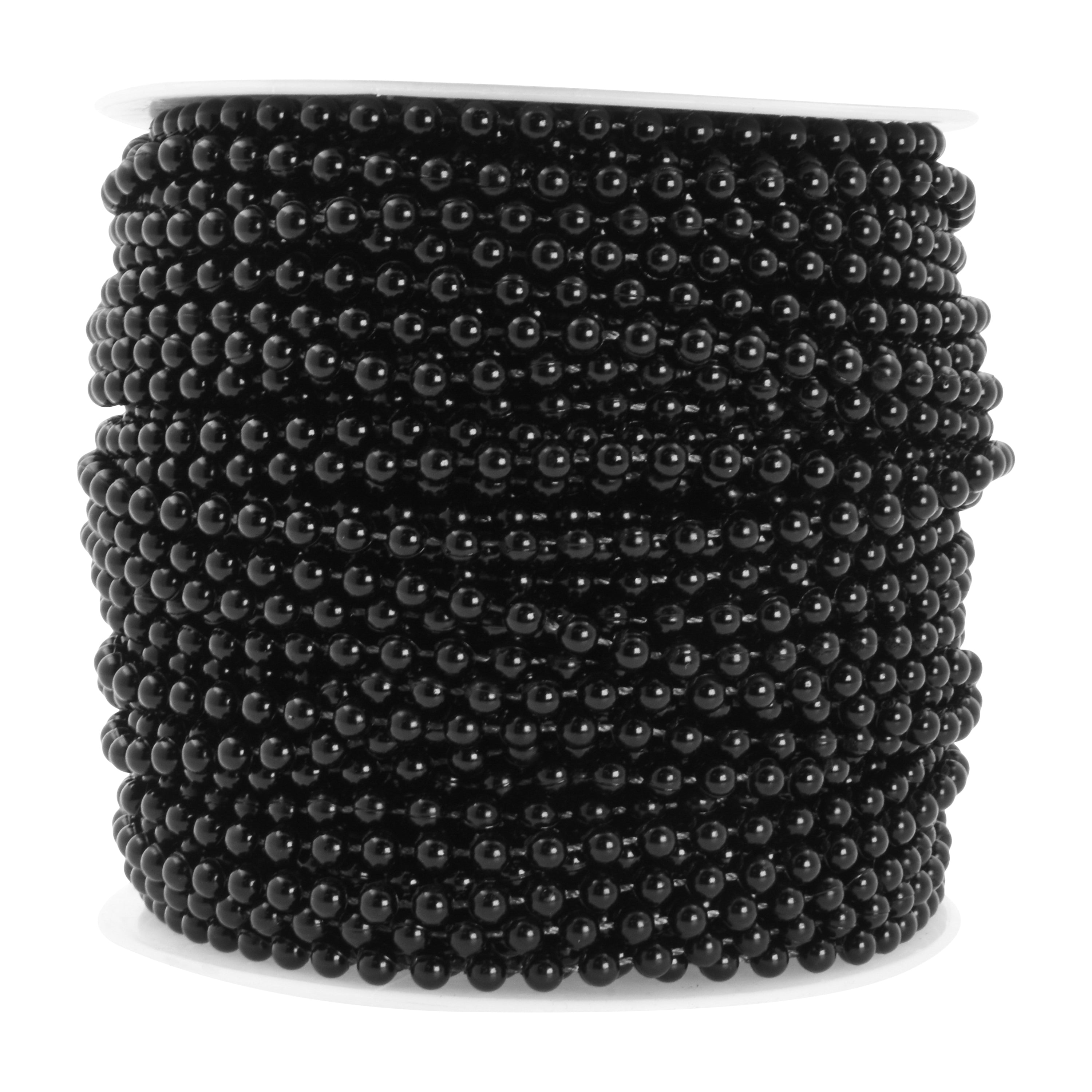 Mandala Crafts Faux Pearl Beads Garland Pearl Bead Roll String Strand for Wedding, Decorating, Trees, Crafts