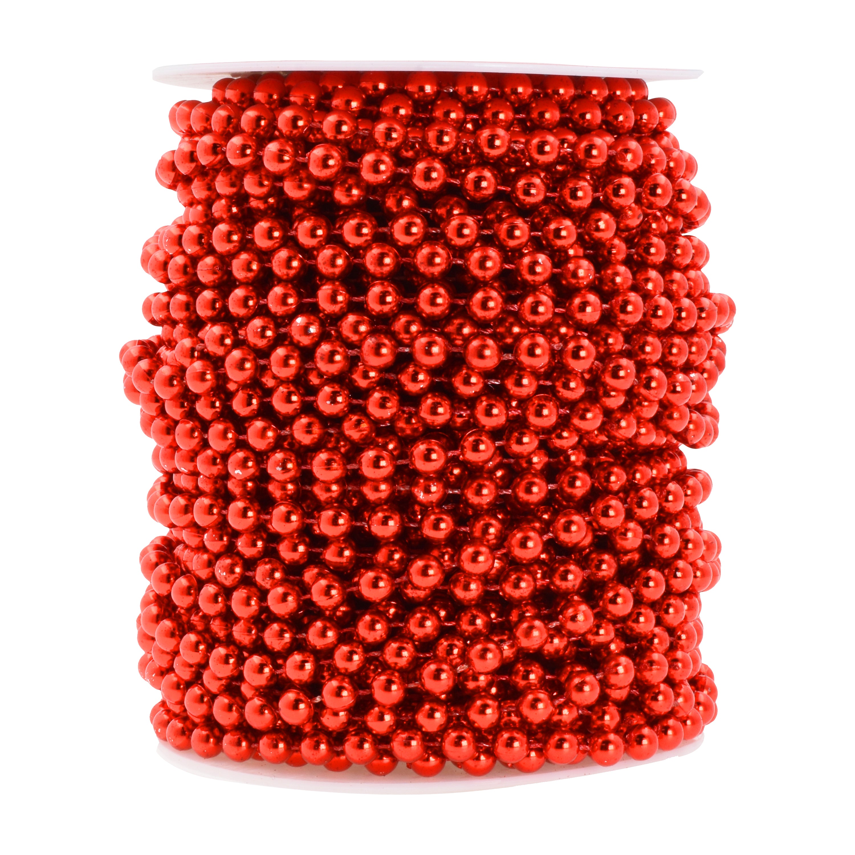 Mandala Crafts Faux Pearl Beads Garland Pearl Bead Roll String Strand for Wedding, Decorating, Trees, Crafts