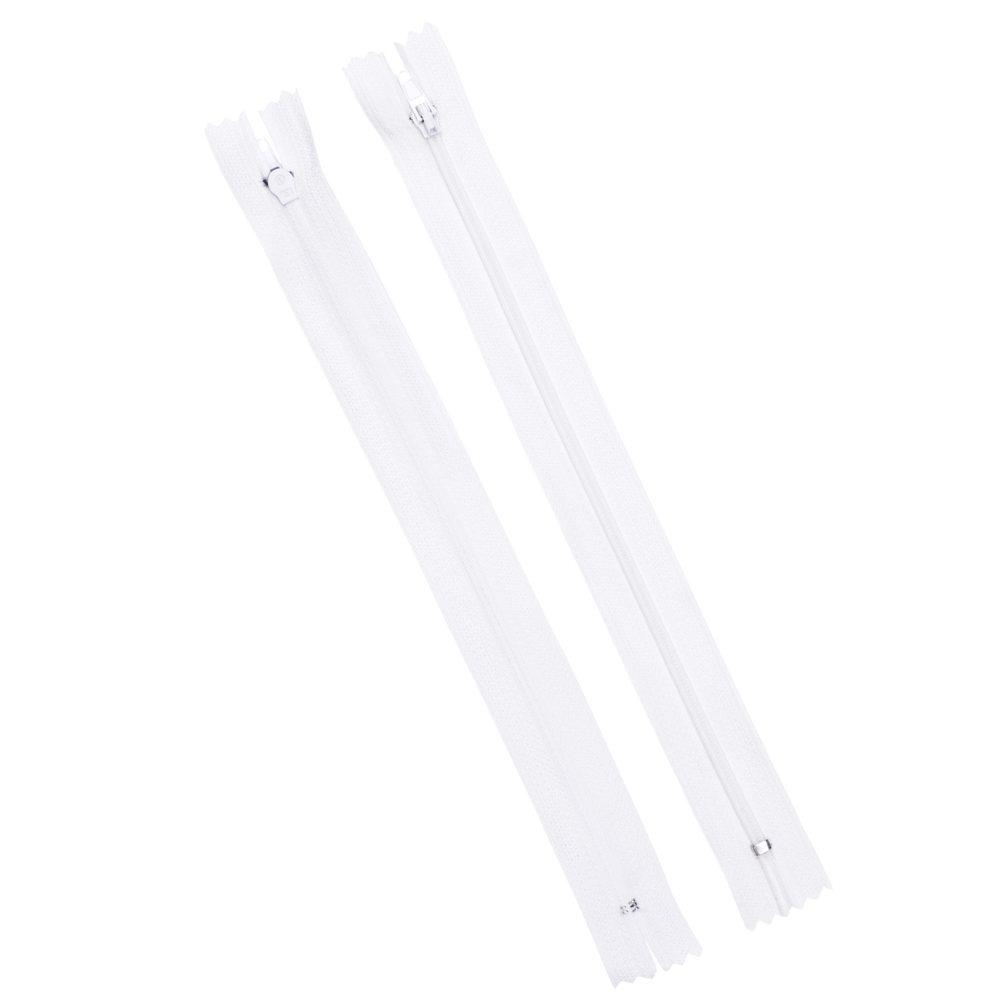 Mandala Crafts White Nylon Zippers for Sewing - Assorted Lengths in Bulk - Sewing Supplies for Tailor Zipper Replacement