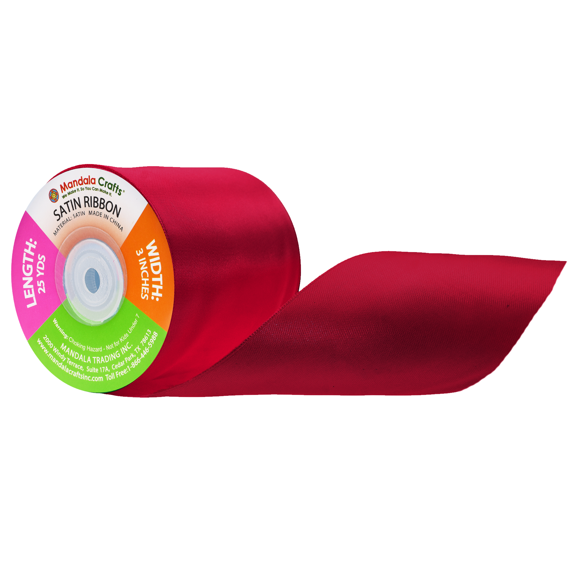 1 1.5 2 3 Inch Satin Ribbon for Gift Wrapping, Weddings, Hair, Dresses, Blanket Edging, Crafts, Bows, Ornaments