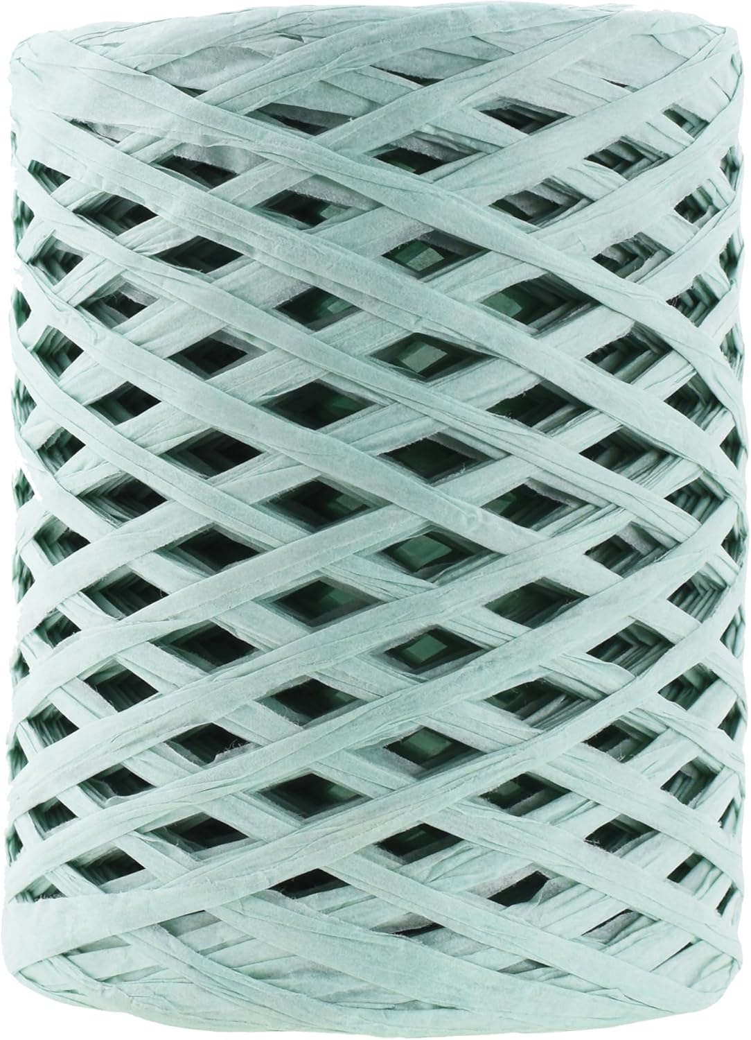 Mandala Crafts Matte Raffia Ribbon for Gift Wrapping - Raffia Natural Ribbon Bulk Roll - Twisted Paper Ribbon Twine Ribbon Raffia String for Weaving Decoration