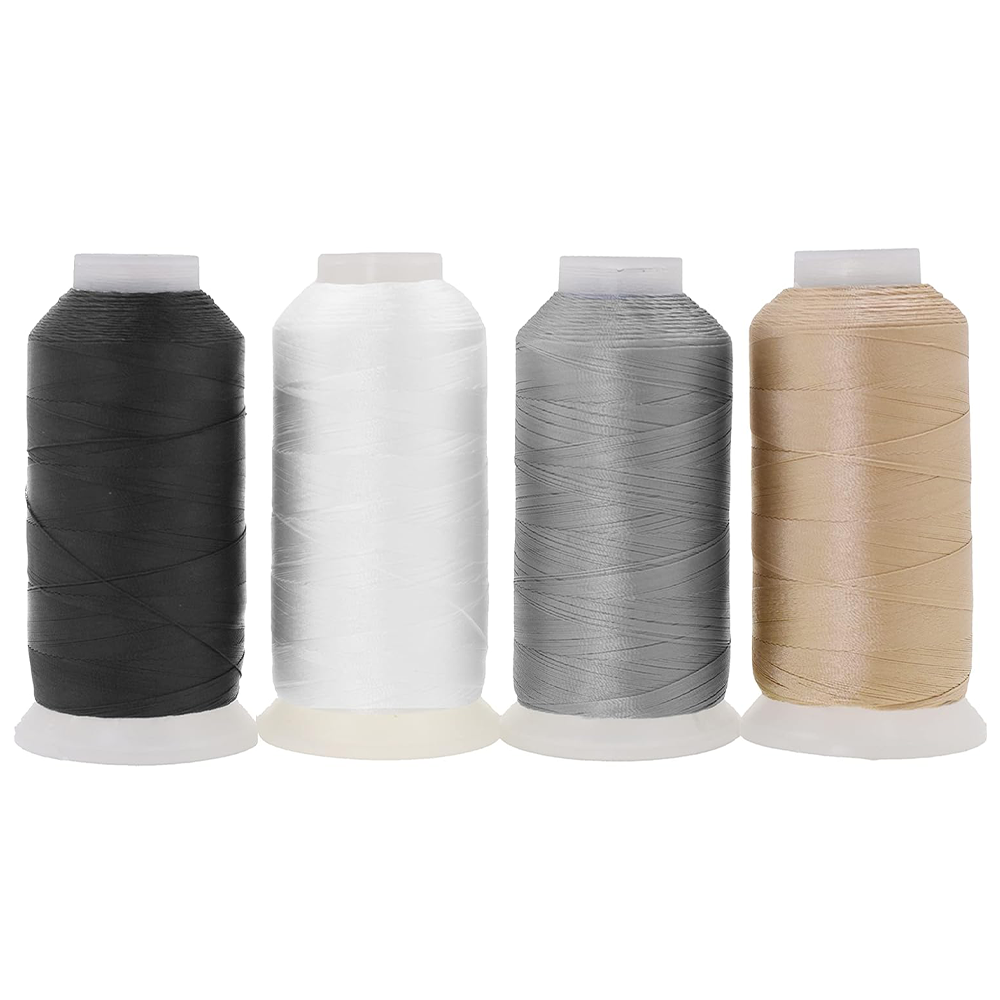 Mandala Crafts Heavy Duty Thread - 1500 Yds Heavy Duty Polyester Thread for Sewing Machine Outdoor Marine Jeans Leather Thread Drapery Upholstery Thread