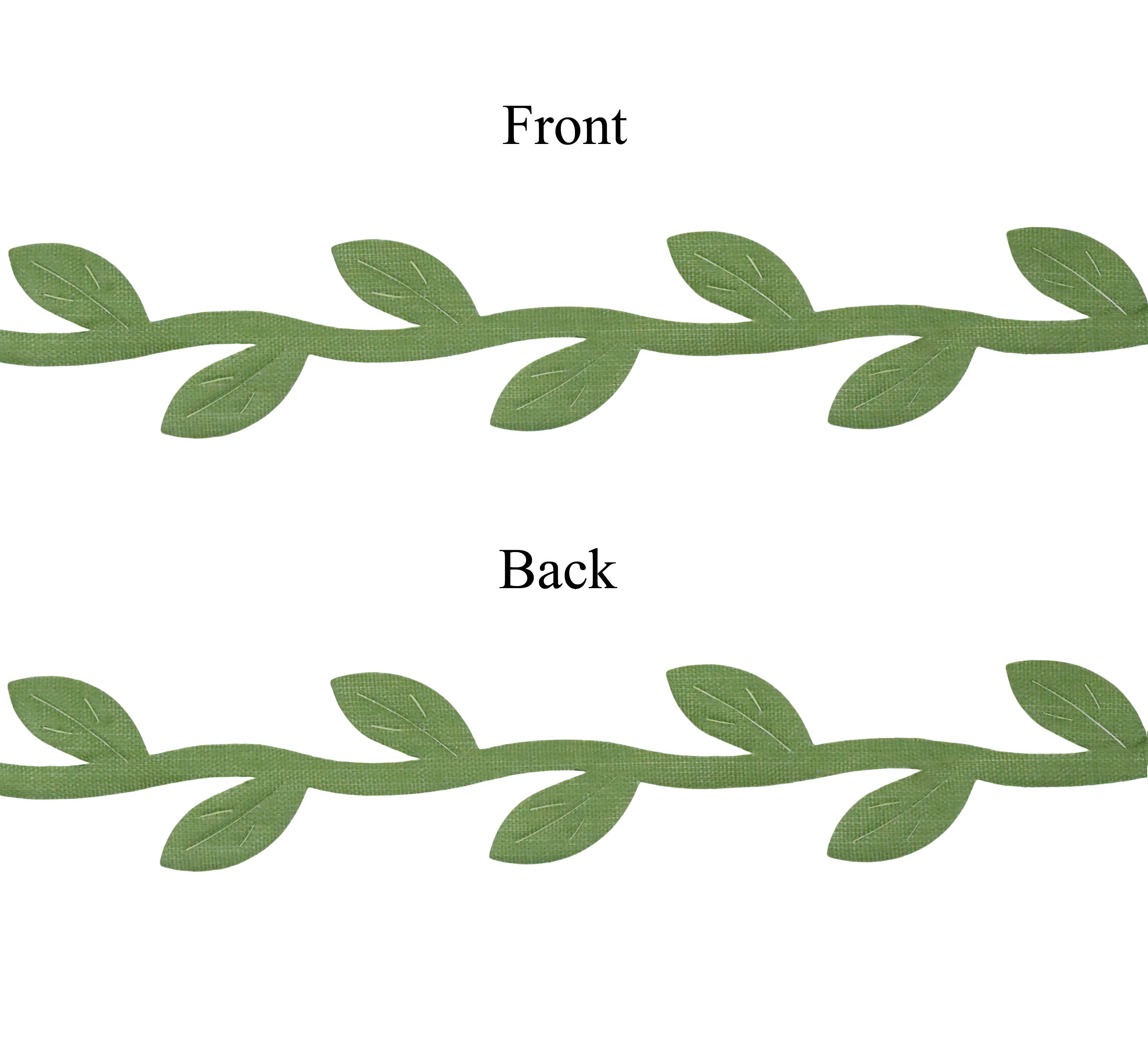 Mandala Crafts Leaf Ribbon for Crafts - Leaf Trim Ribbon -Leaf Ribbon Roll for Botanical Leaf Ribbon Backdrop Baby Shower Party Wedding 20 Yards