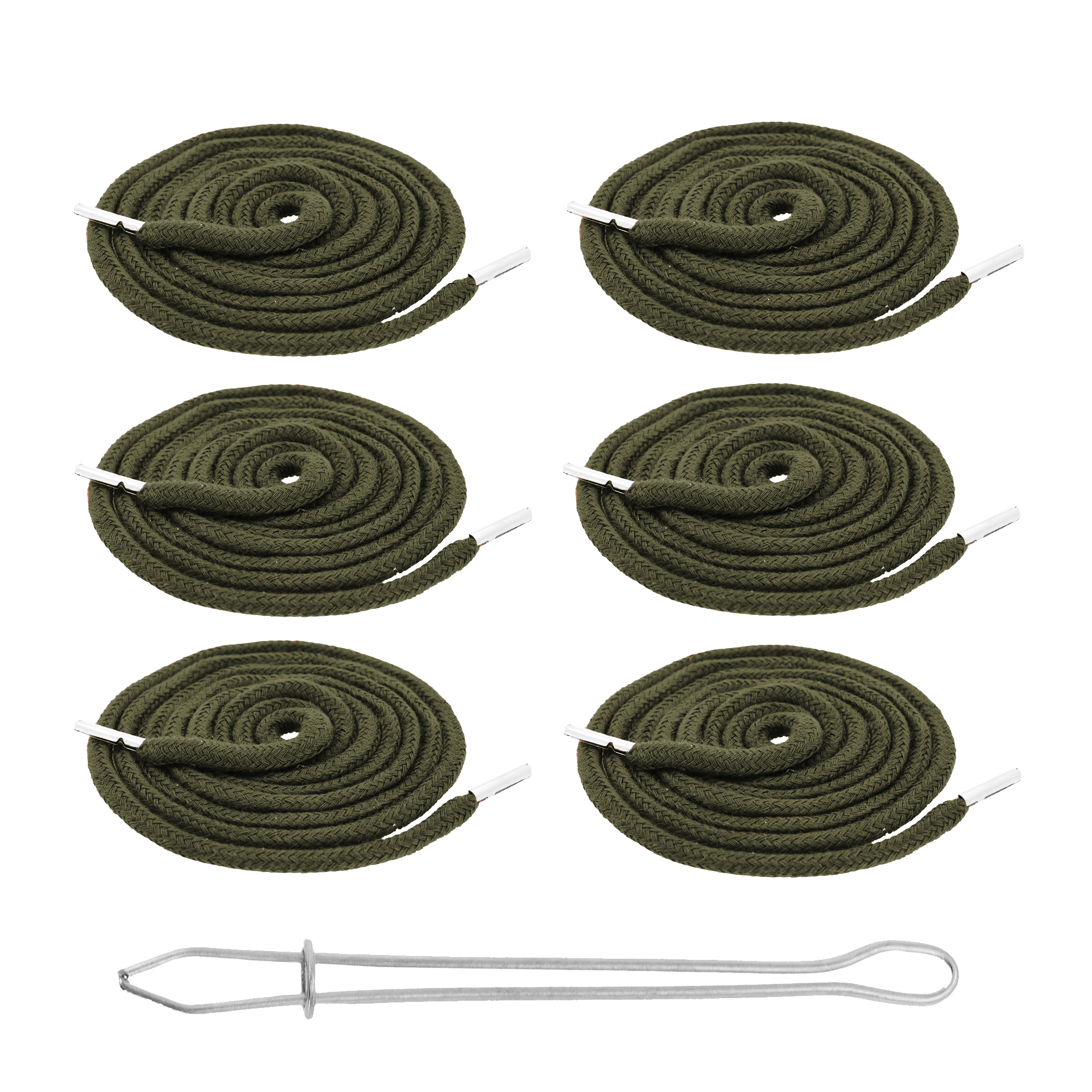 Drawstring Cord Drawstring Replacement, 6 PCs 55 Inch Drawcord Replacement Drawstring Threader, Draw Cord Hoodie String Replacement