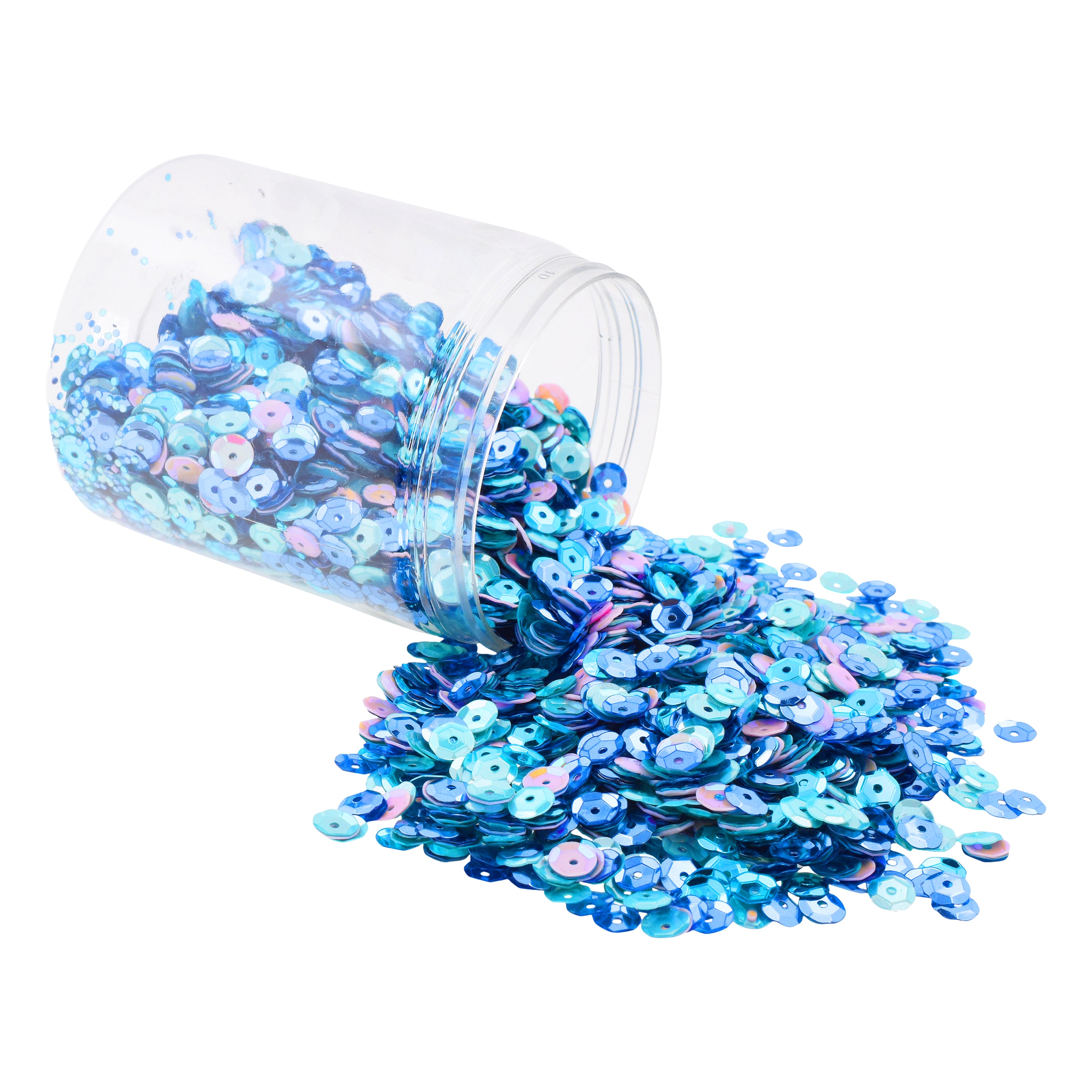 Mandala Crafts Loose Sequins for Crafts and Sewing - 6mm Sequin Paillettes for Crafts - Craft Spangles for Crafts - Cup Sequins for Crafting 20000 PCs