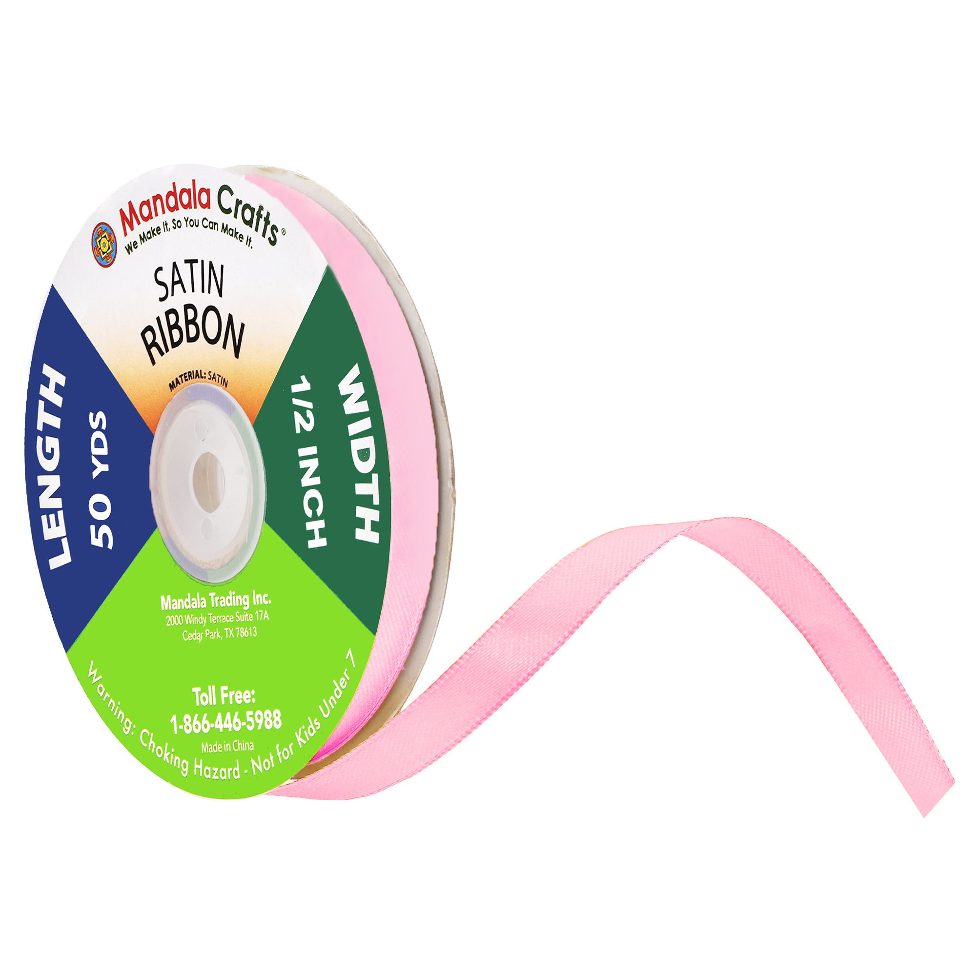 1/4 3/8 1/2 Inch Satin Ribbon for Crafts - Ribbons for Gift Wrapping - Fabric Ribbons for Flower Bouquet Hair Ribbons Wedding Party Decoration