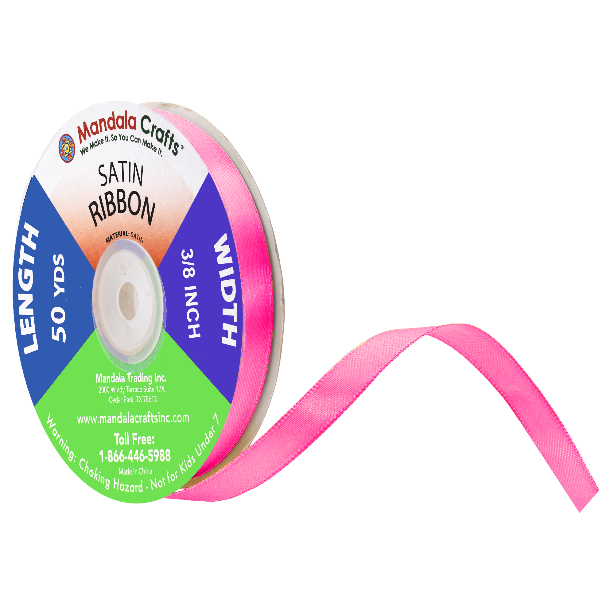 1/4 3/8 1/2 Inch Satin Ribbon for Crafts - Ribbons for Gift Wrapping - Fabric Ribbons for Flower Bouquet Hair Ribbons Wedding Party Decoration