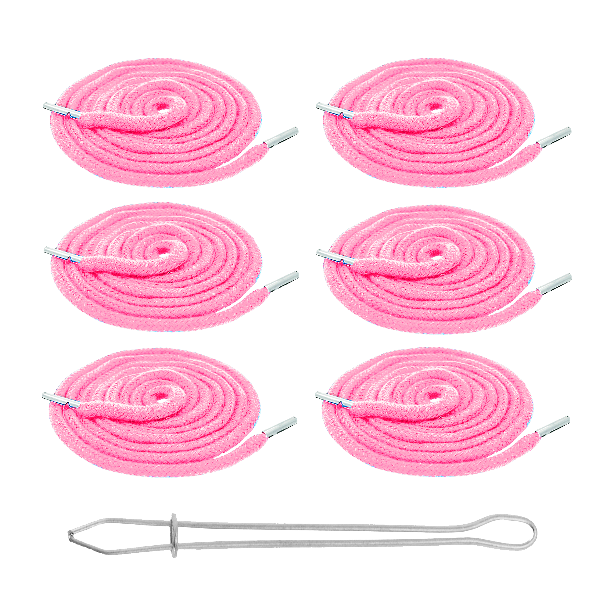 Drawstring Cord Drawstring Replacement, 6 PCs 55 Inch Drawcord Replacement Drawstring Threader, Draw Cord Hoodie String Replacement