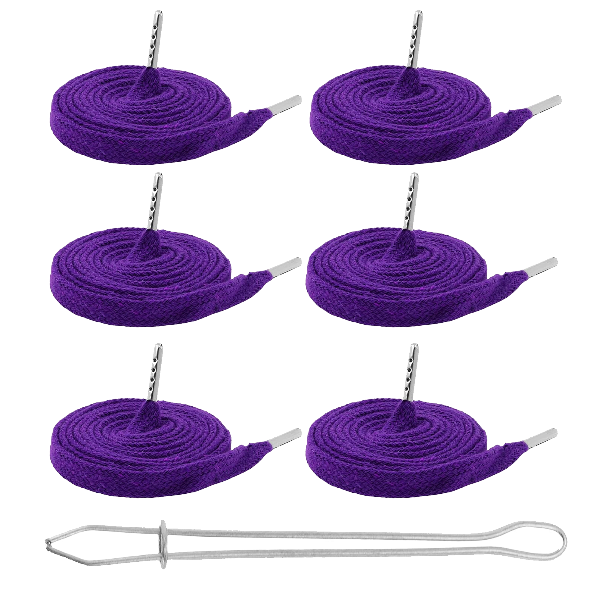 Drawstring Cord Drawstring Replacement, 6 PCs 55 Inch Drawcord Replacement Drawstring Threader, Draw Cord Hoodie String Replacement