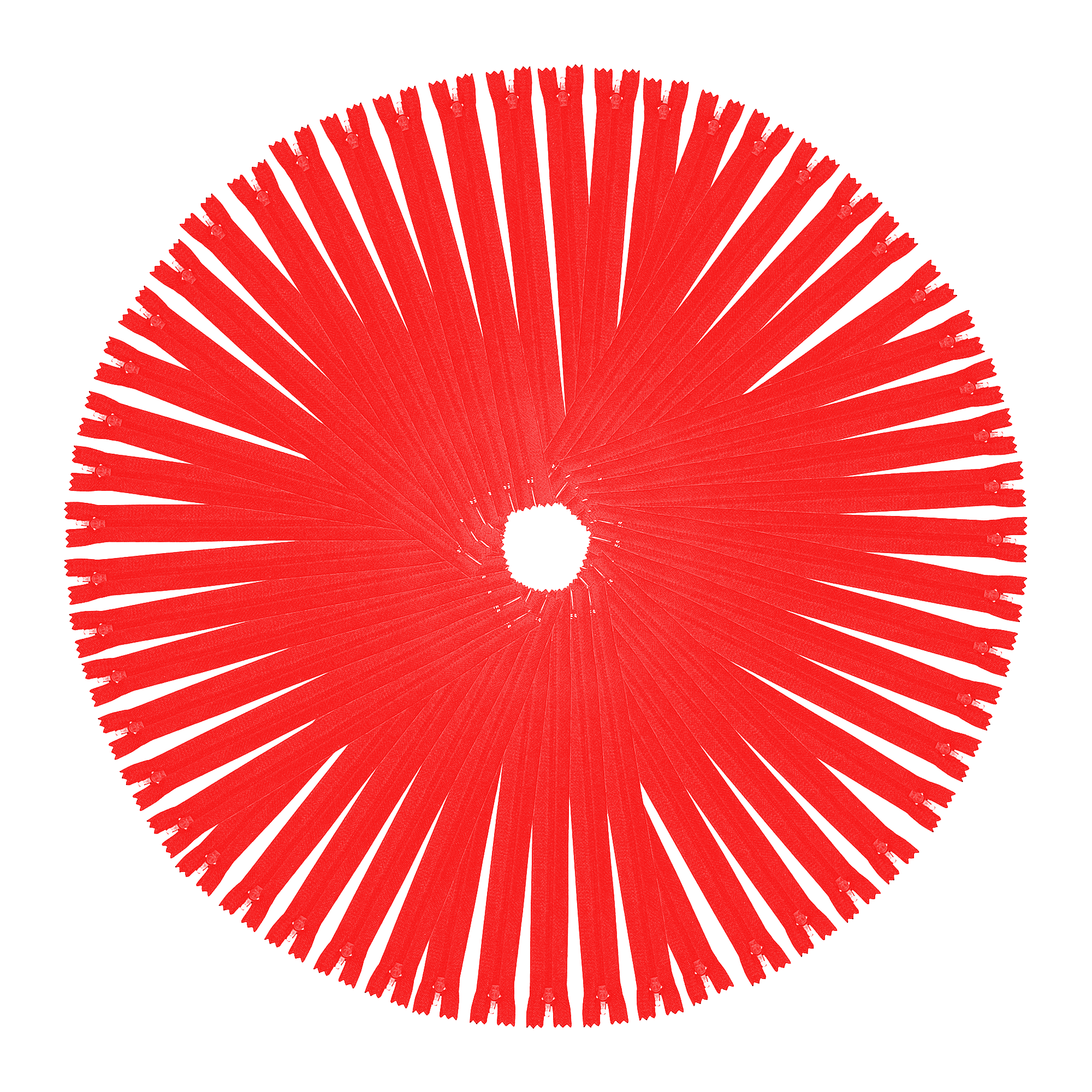 Mandala Crafts Red Nylon Zippers for Sewing Zipper in Bulk - Red Zippers Sewing Supplies - Red Sewing Zippers for Tailor Zipper Replacement