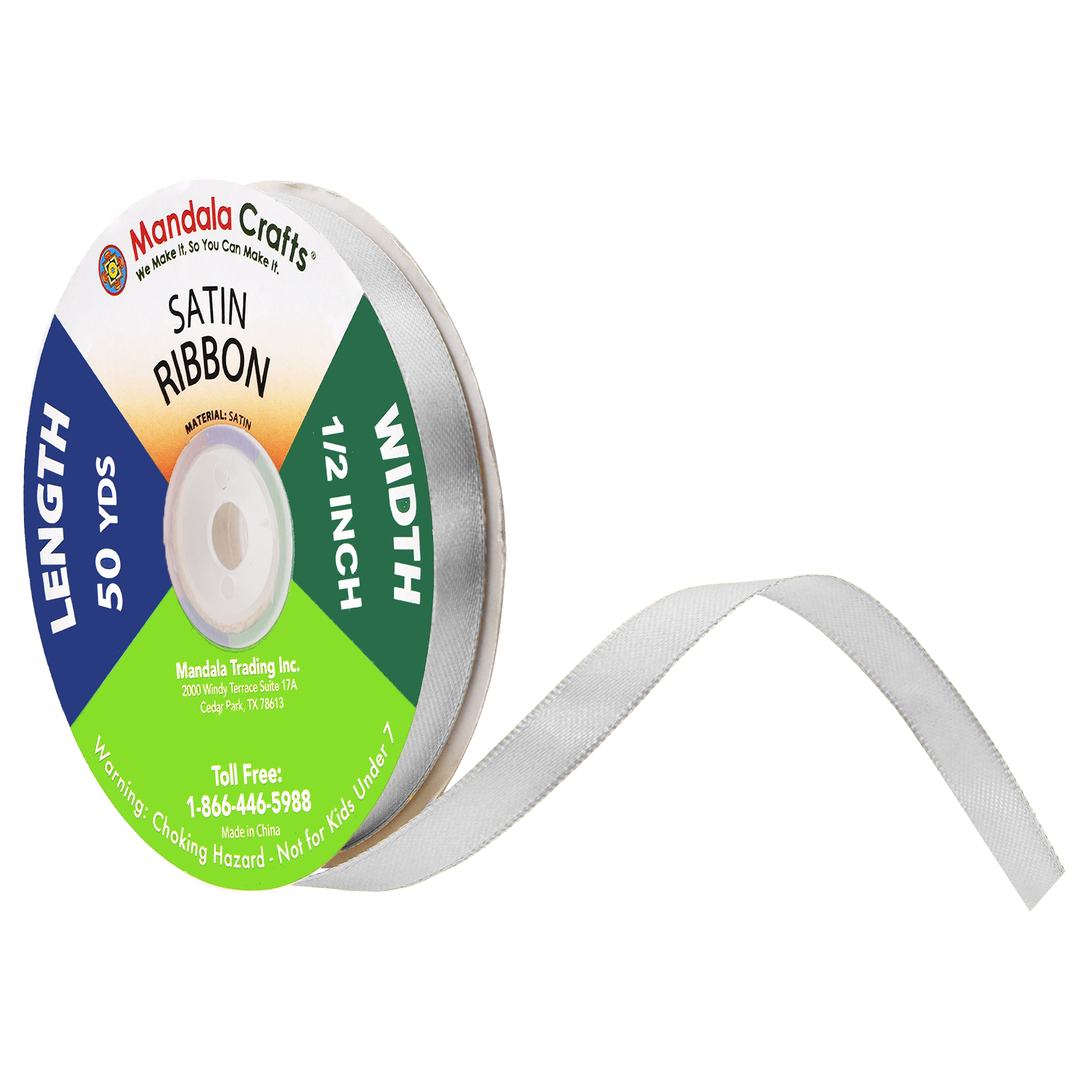 1/4 3/8 1/2 Inch Satin Ribbon for Crafts - Ribbons for Gift Wrapping - Fabric Ribbons for Flower Bouquet Hair Ribbons Wedding Party Decoration