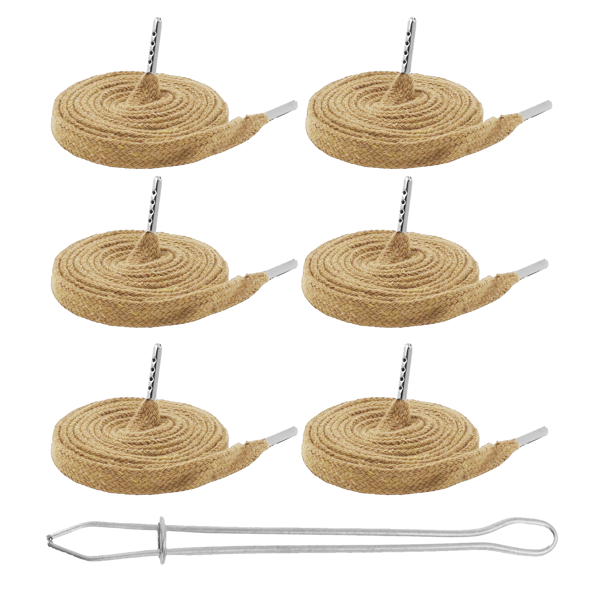 Drawstring Cord Drawstring Replacement, 6 PCs 55 Inch Drawcord Replacement Drawstring Threader, Draw Cord Hoodie String Replacement