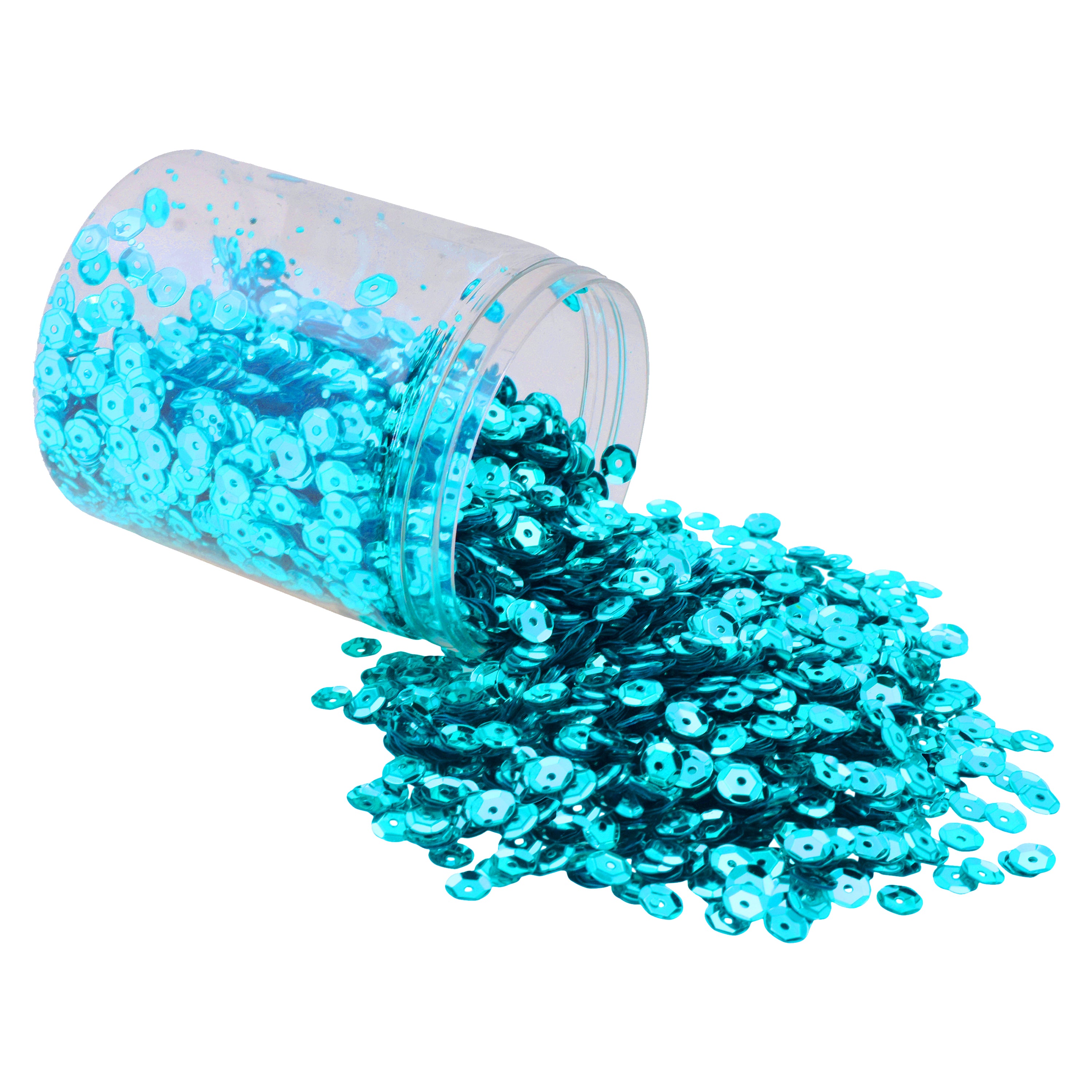 Mandala Crafts Loose Sequins for Crafts and Sewing - 6mm Sequin Paillettes for Crafts - Craft Spangles for Crafts - Cup Sequins for Crafting 20000 PCs