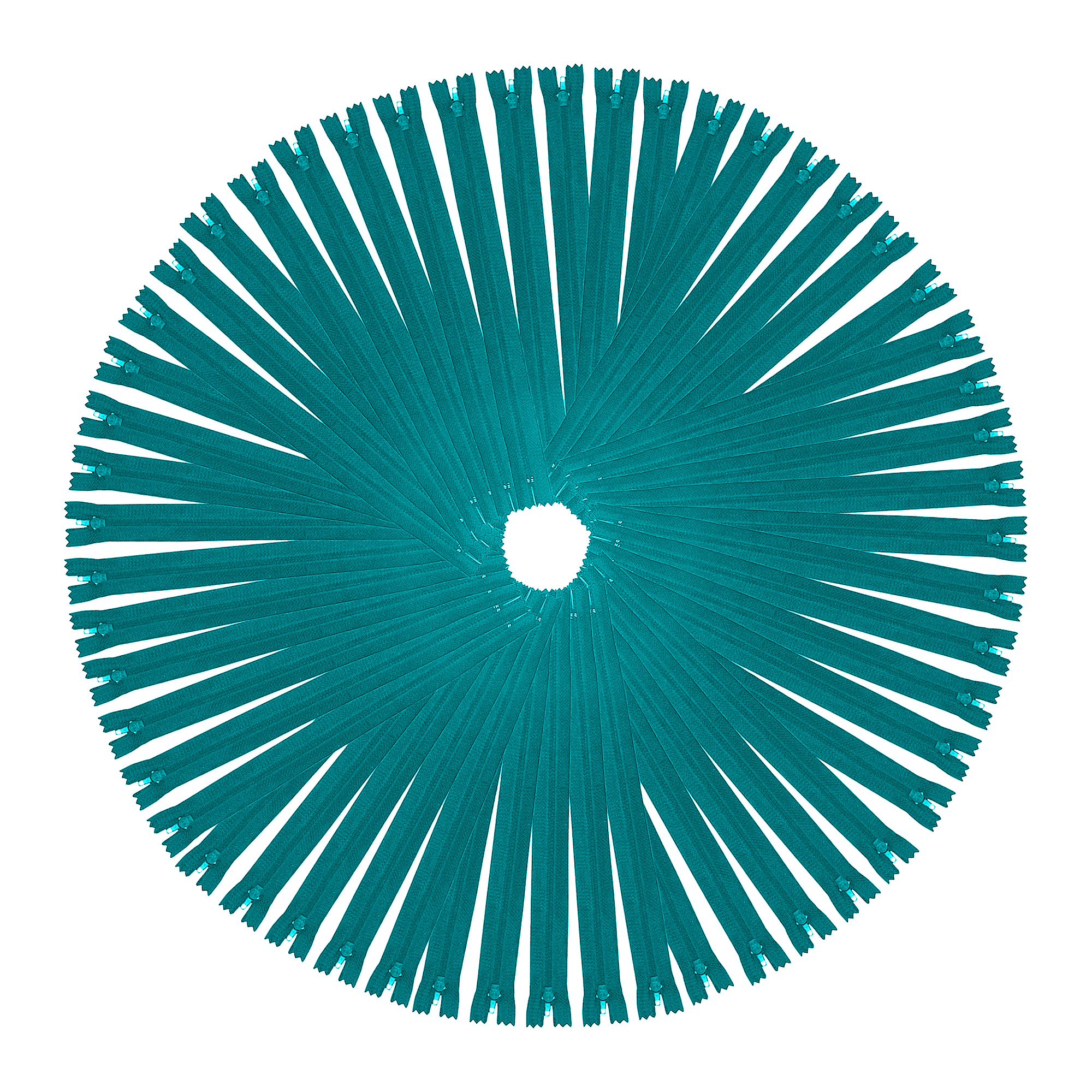 Mandala Crafts Teal Nylon Zippers for Sewing Zipper in Bulk - Teal Zippers Sewing Supplies - Teal Sewing Zippers for Tailor Zipper Replacement