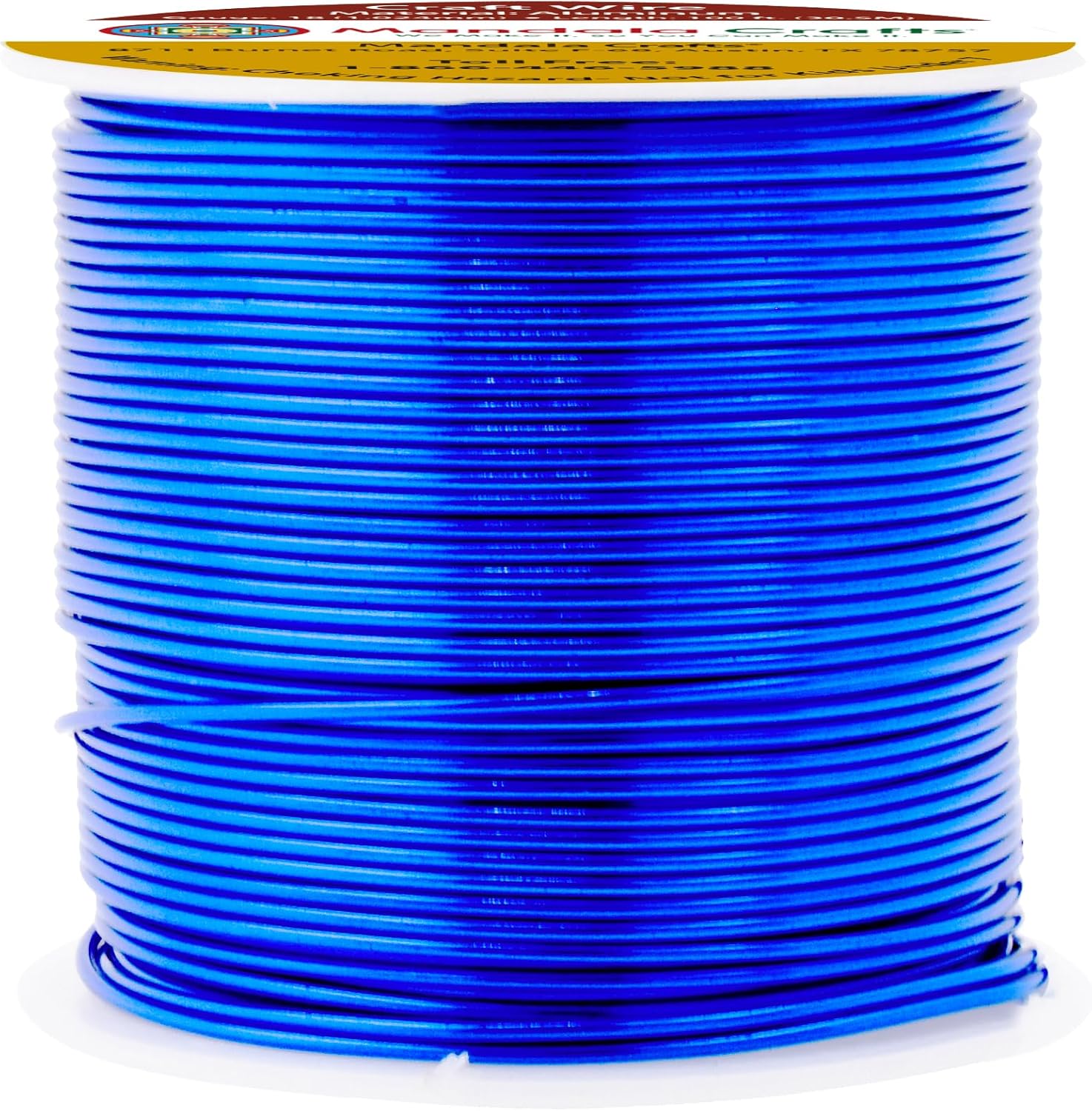 18 Gauge Anodized Aluminum Craft Wire for Jewelry Making - Bendable Flexible Crafting Wire 18 Gauge Wire Colored for Bonsai - Armature Wire for Sculpting - 100 feet