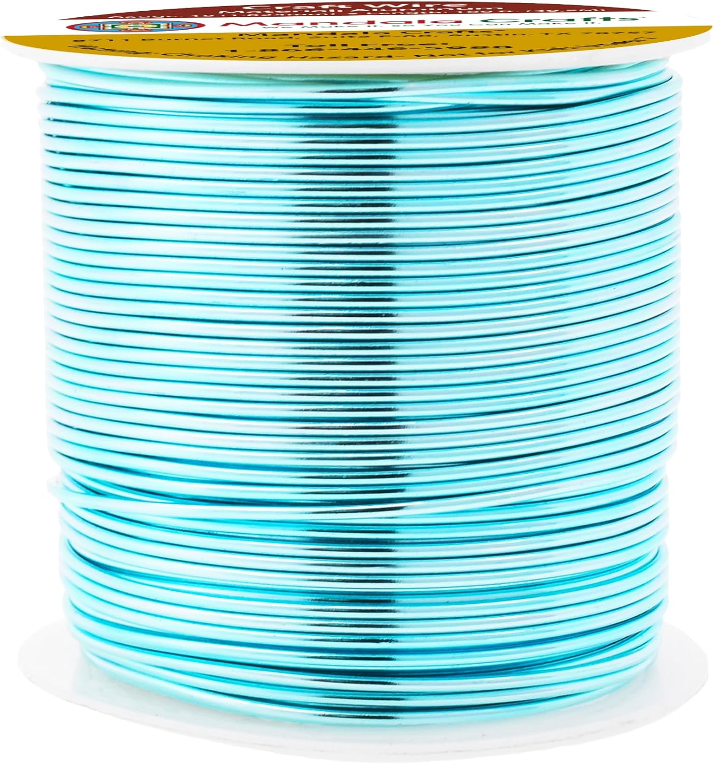 18 Gauge Anodized Aluminum Craft Wire for Jewelry Making - Bendable Flexible Crafting Wire 18 Gauge Wire Colored for Bonsai - Armature Wire for Sculpting - 100 feet