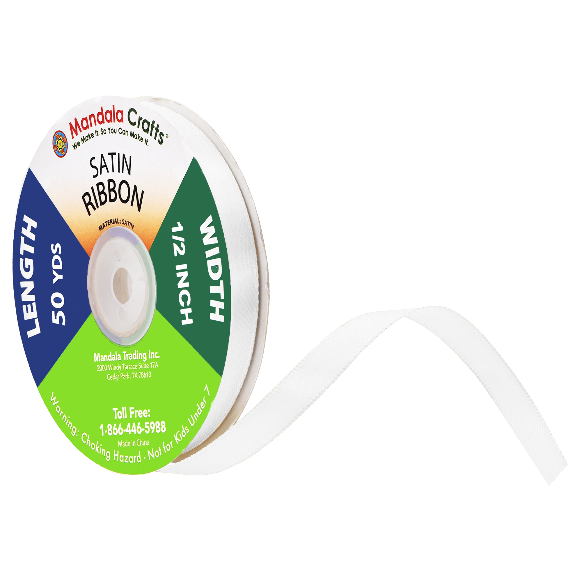 1/4 3/8 1/2 Inch Satin Ribbon for Crafts - Ribbons for Gift Wrapping - Fabric Ribbons for Flower Bouquet Hair Ribbons Wedding Party Decoration