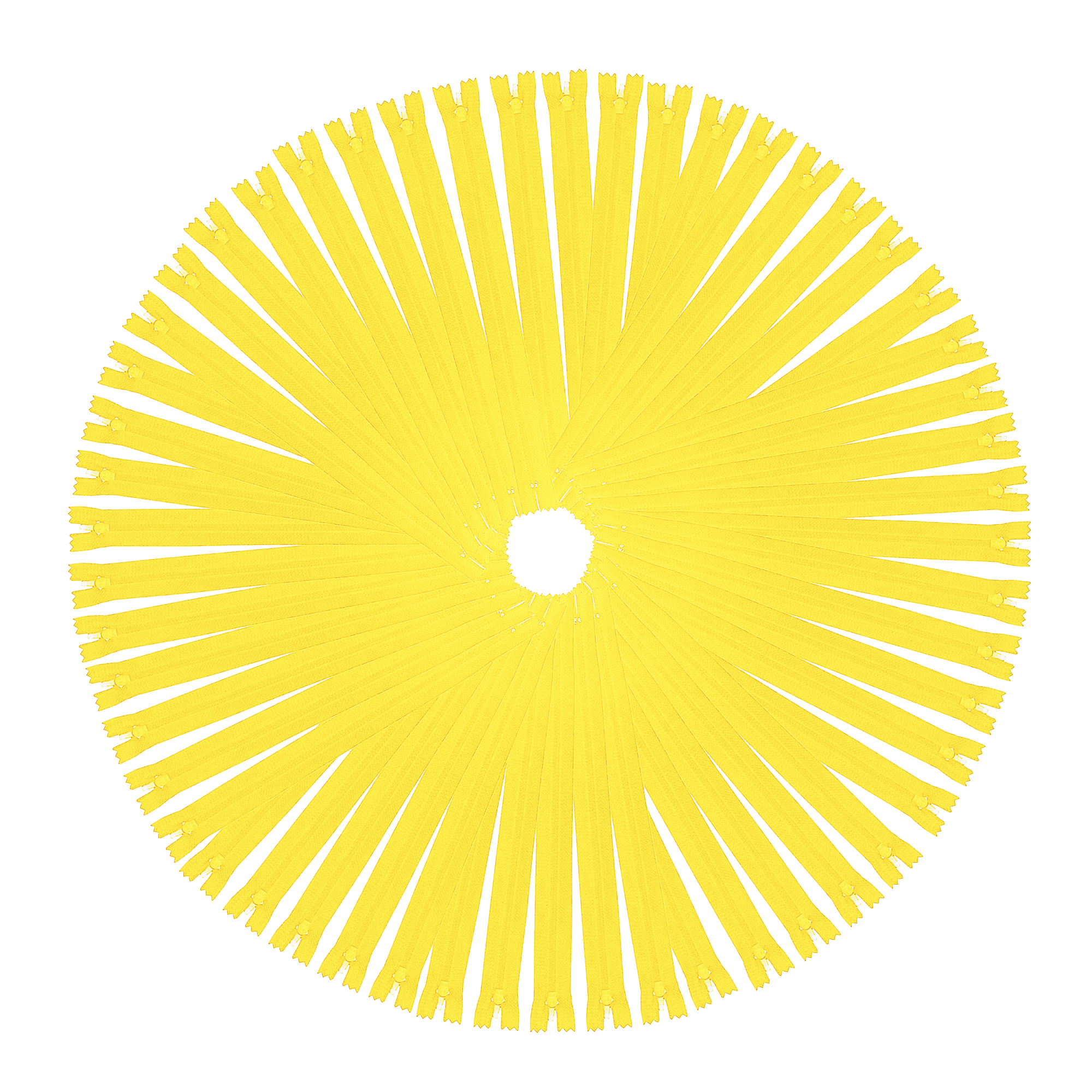 Mandala Crafts Yellow Nylon Zippers for Sewing Zipper in Bulk - Yellow Zippers Sewing Supplies - Yellow Sewing Zippers for Tailor Zipper Replacement