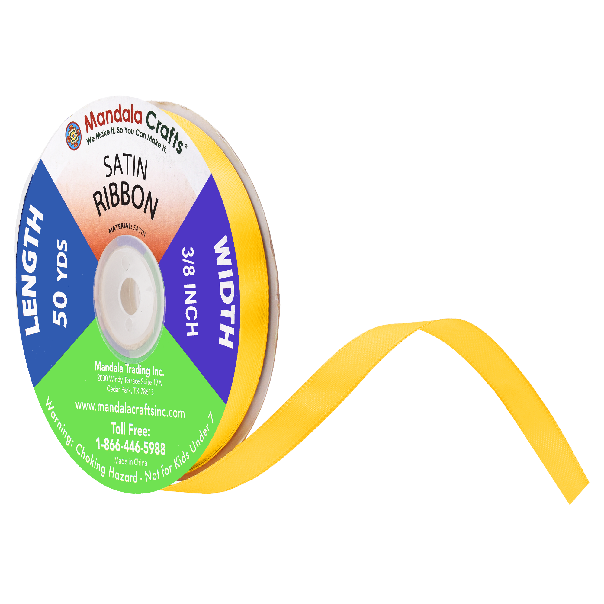 1/4 3/8 1/2 Inch Satin Ribbon for Crafts - Ribbons for Gift Wrapping - Fabric Ribbons for Flower Bouquet Hair Ribbons Wedding Party Decoration