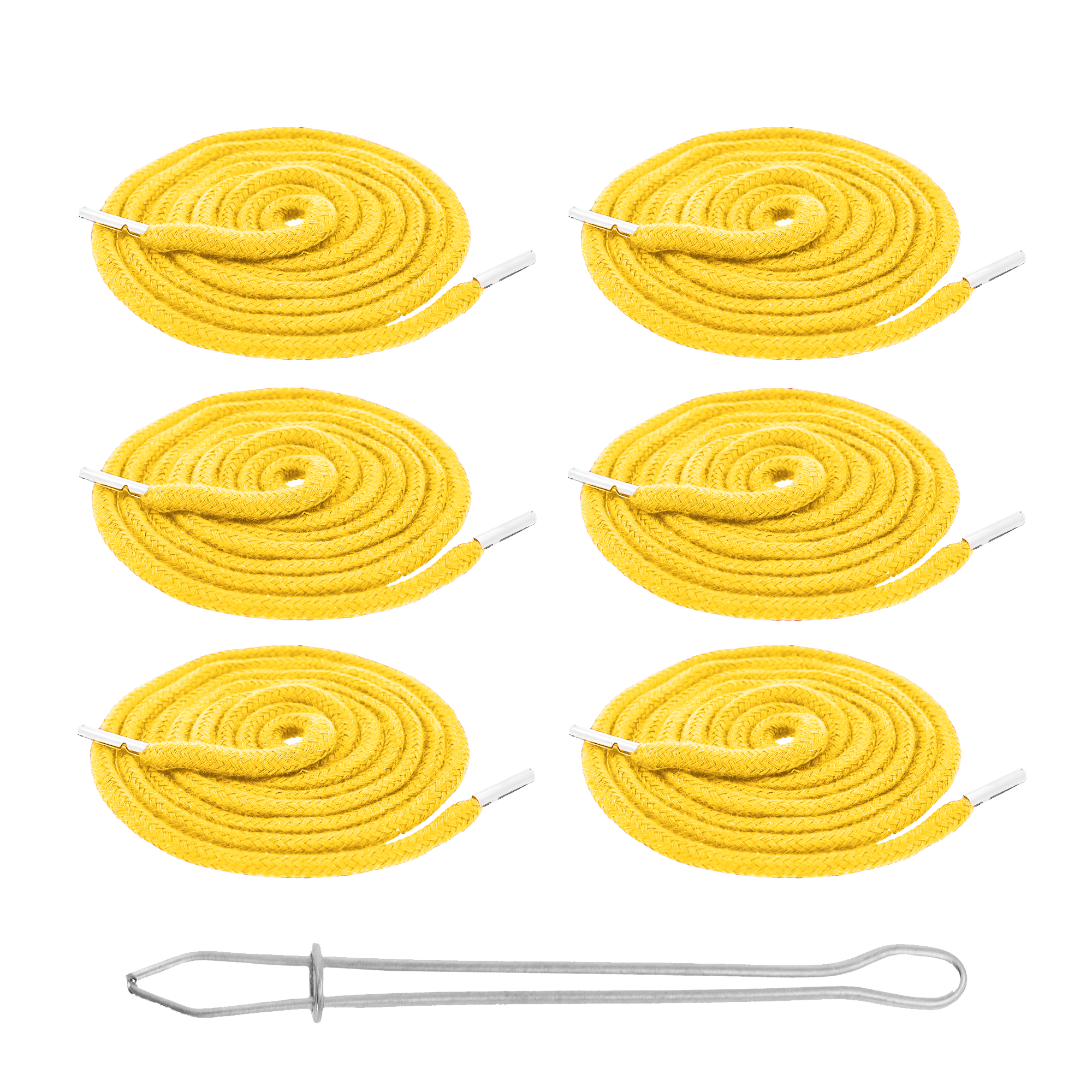 Drawstring Cord Drawstring Replacement, 6 PCs 55 Inch Drawcord Replacement Drawstring Threader, Draw Cord Hoodie String Replacement