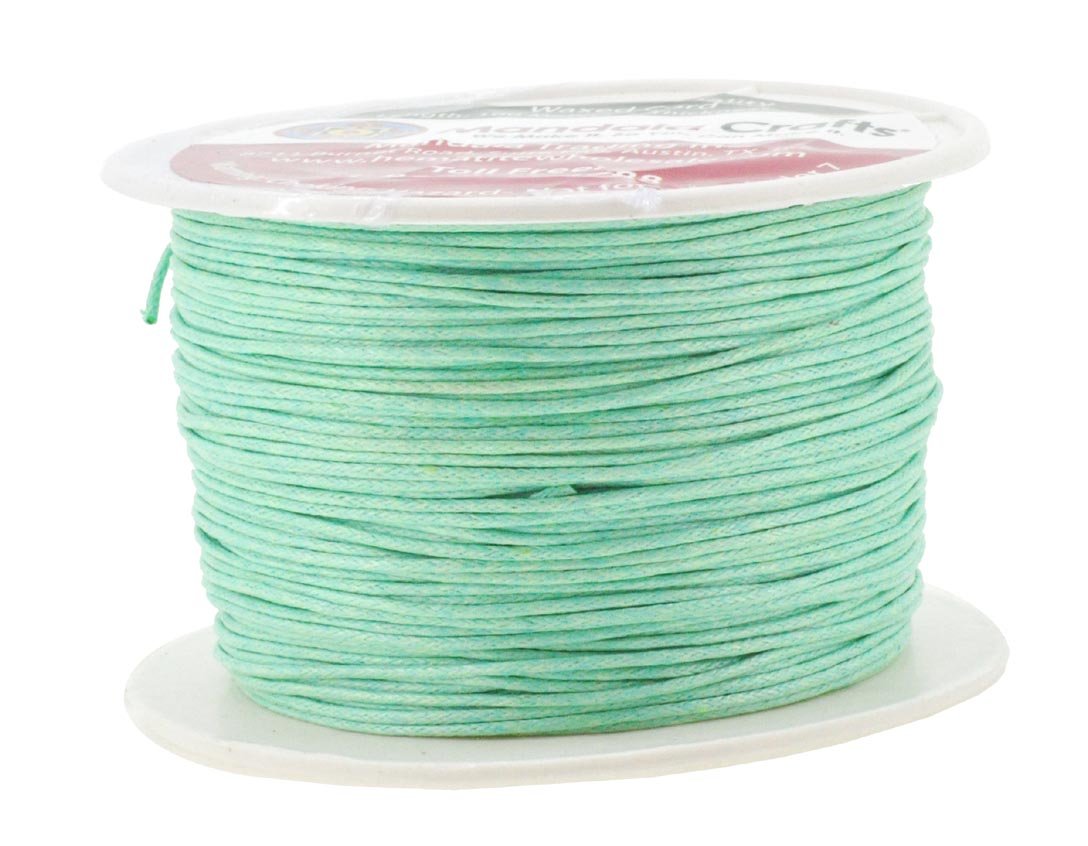 1mm 109 Yards Cotton Waxed Cord for Jewelry Making Bracelet Cord Waxed String - Beading String Thread Jewelry Cords for Necklaces String