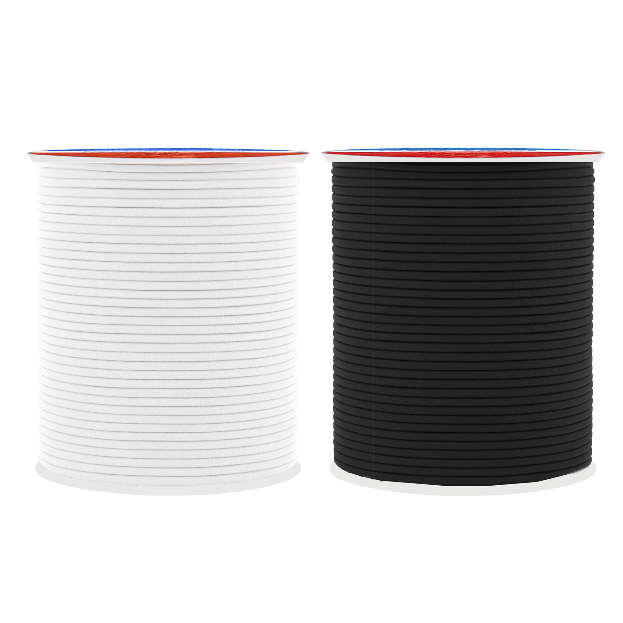 Mandala Crafts 1mm Elastic Cord Stretchy String for Bracelets, Necklaces, Jewelry Making, Beading, Masks; 109 Yards