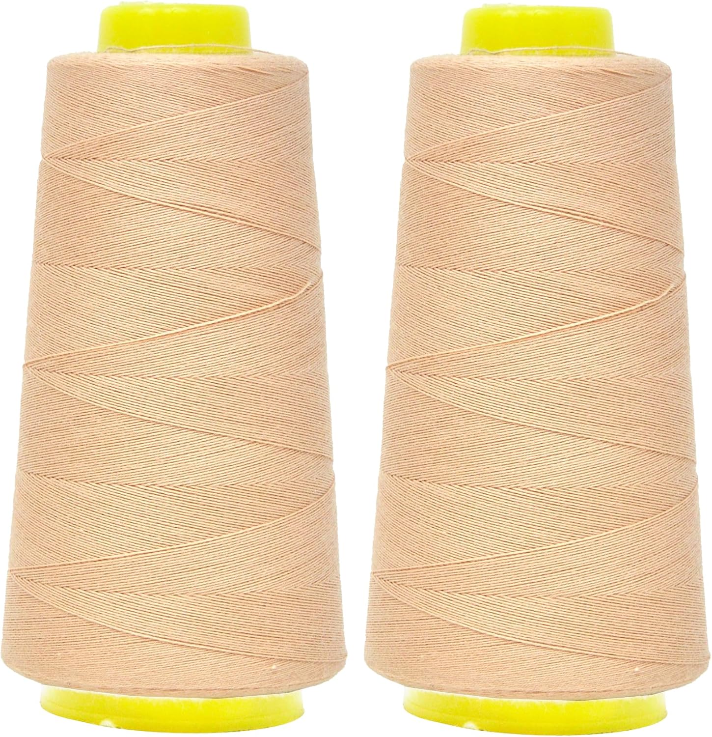 Mandala Crafts Mercerized Cotton Thread for Sewing Machine Hand Sewing - 50WT Cotton Cone Sewing Thread - 50S/2 Machine Quilting Thread Cotton Embroidery Thread