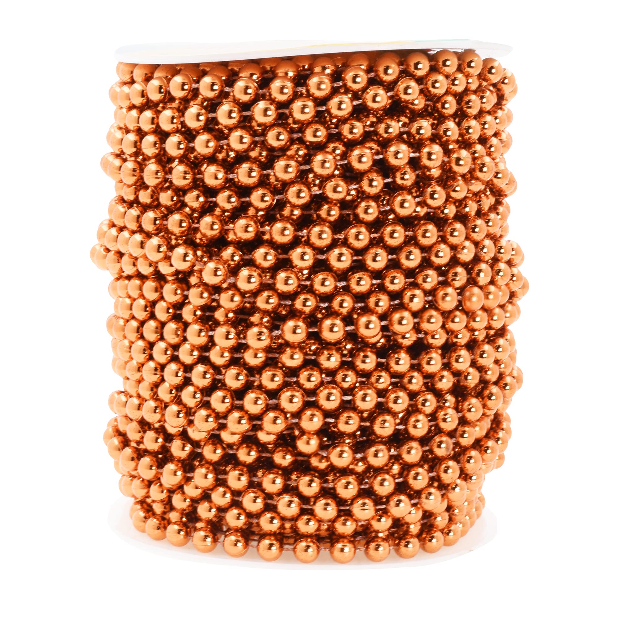 Mandala Crafts Faux Pearl Beads Garland Pearl Bead Roll String Strand for Wedding, Decorating, Trees, Crafts