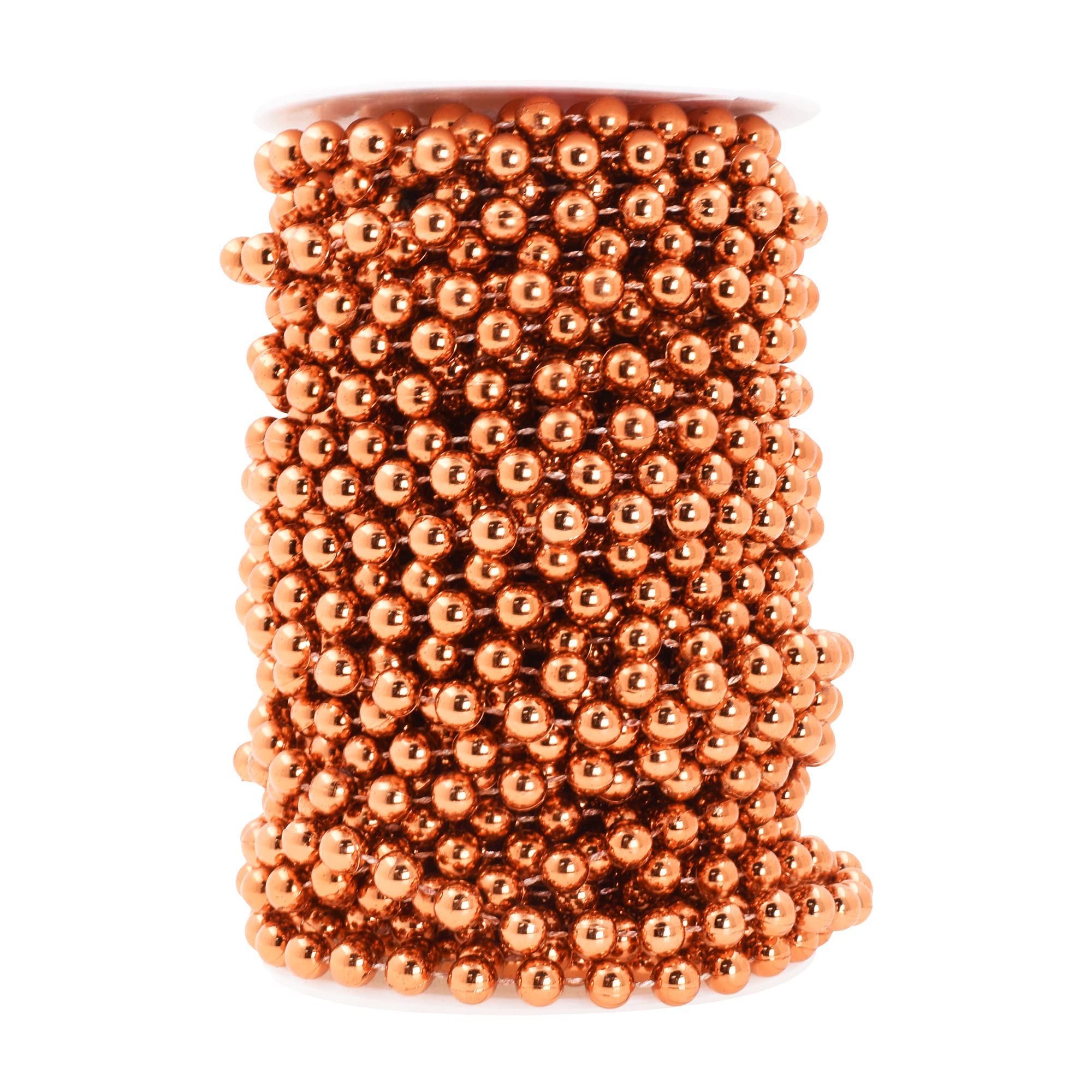 Mandala Crafts Faux Pearl Beads Garland Pearl Bead Roll String Strand for Wedding, Decorating, Trees, Crafts