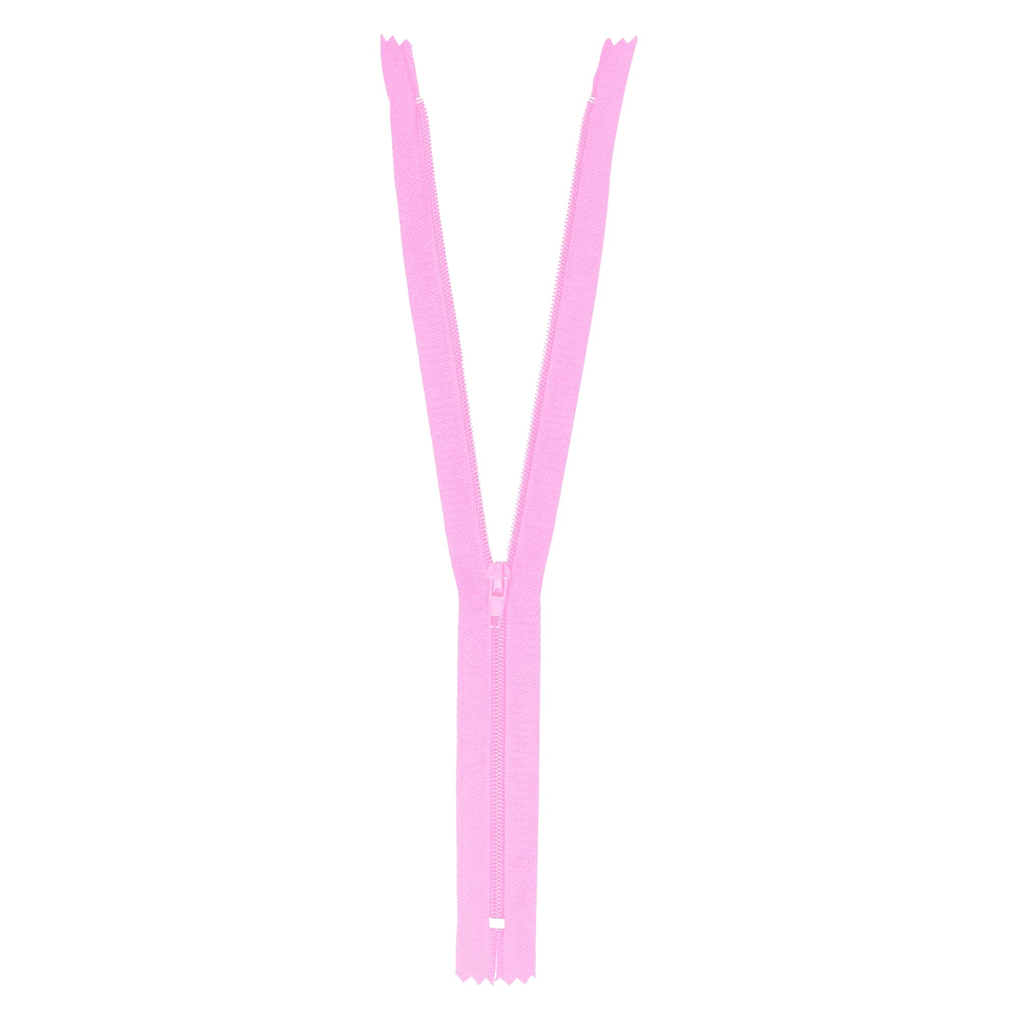 Mandala Crafts Pink Nylon Zippers for Sewing Zipper in Bulk - Pink Zippers Sewing Supplies - Pink Sewing Zippers for Tailor Zipper Replacement