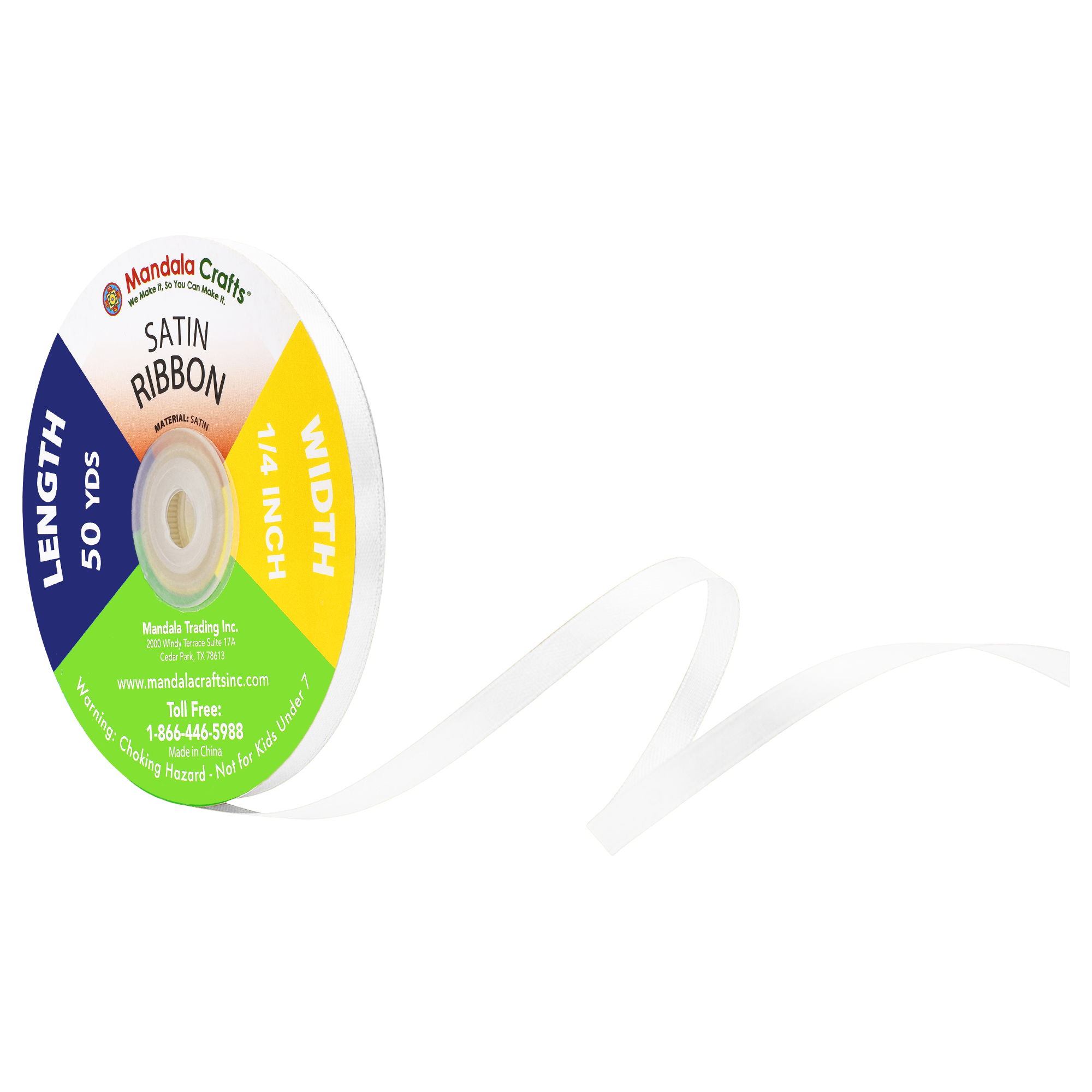 1/4 3/8 1/2 Inch Satin Ribbon for Crafts - Ribbons for Gift Wrapping - Fabric Ribbons for Flower Bouquet Hair Ribbons Wedding Party Decoration