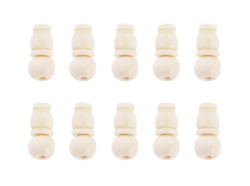 Mandala Crafts 3 Hole Guru Beads for Mala Making Beads 10 Sets Loose Prayer Beads Mala Guru Beads for Tibetan Prayer Beads Tibetan Mala Beads