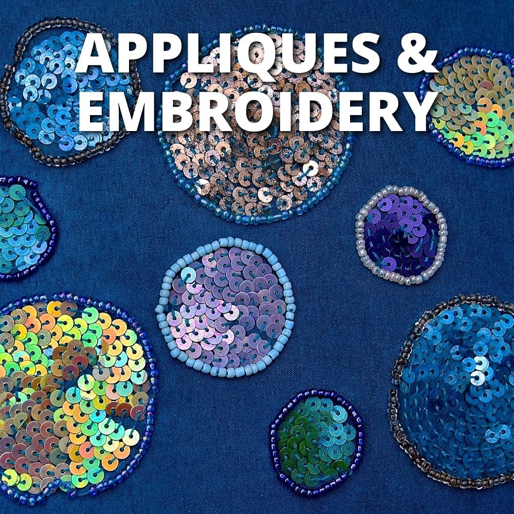 Mandala Crafts Loose Sequins for Crafts and Sewing - 6mm Sequin Paillettes for Crafts - Craft Spangles for Crafts - Cup Sequins for Crafting 20000 PCs