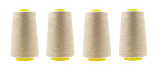 All Purpose Sewing Thread from Polyester for Serger, Overlock, Quilting, Sewing Machine