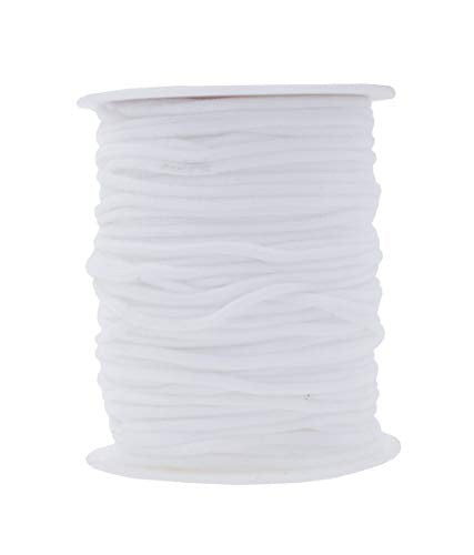 Elastic Cord for Masks, White