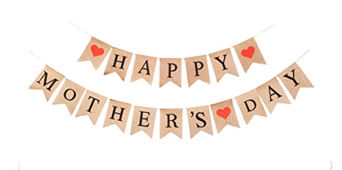 Happy Mother's Day Banner - Party Decoration Supplies For Mom's Celebration