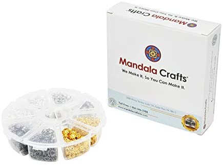 Mandala Crafts Box Set of Assorted End Cap Bead Covers