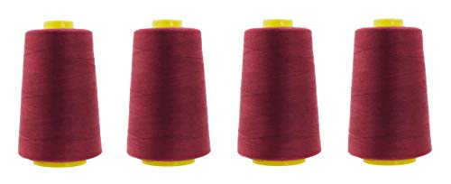 All Purpose Sewing Thread from Polyester for Serger, Overlock, Quilting, Sewing Machine