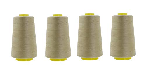 All Purpose Sewing Thread from Polyester for Serger, Overlock, Quilting, Sewing Machine