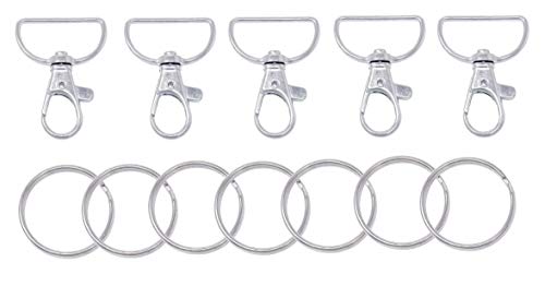 Metal Swivel Clasps and Split Rings