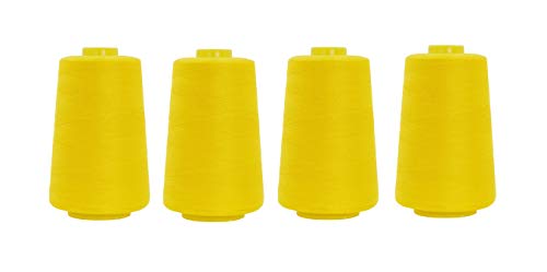 All Purpose Sewing Thread from Polyester for Serger, Overlock, Quilting, Sewing Machine