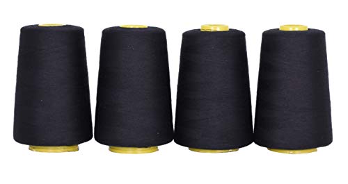 All Purpose Sewing Thread from Polyester for Serger, Overlock, Quilting, Sewing Machine