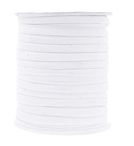 Mandala Crafts Soft Elastic Cord from Spandex Nylon Fabric for Jewelry Making, Sewing, and Crafting