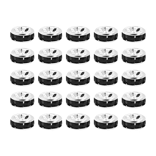 Mandala Crafts Rondelle Spacer Beads for Jewelry Making Faceted Rhinestone Beads Crystal Rondelle Beads for Jewelry Making Bracelet Necklace